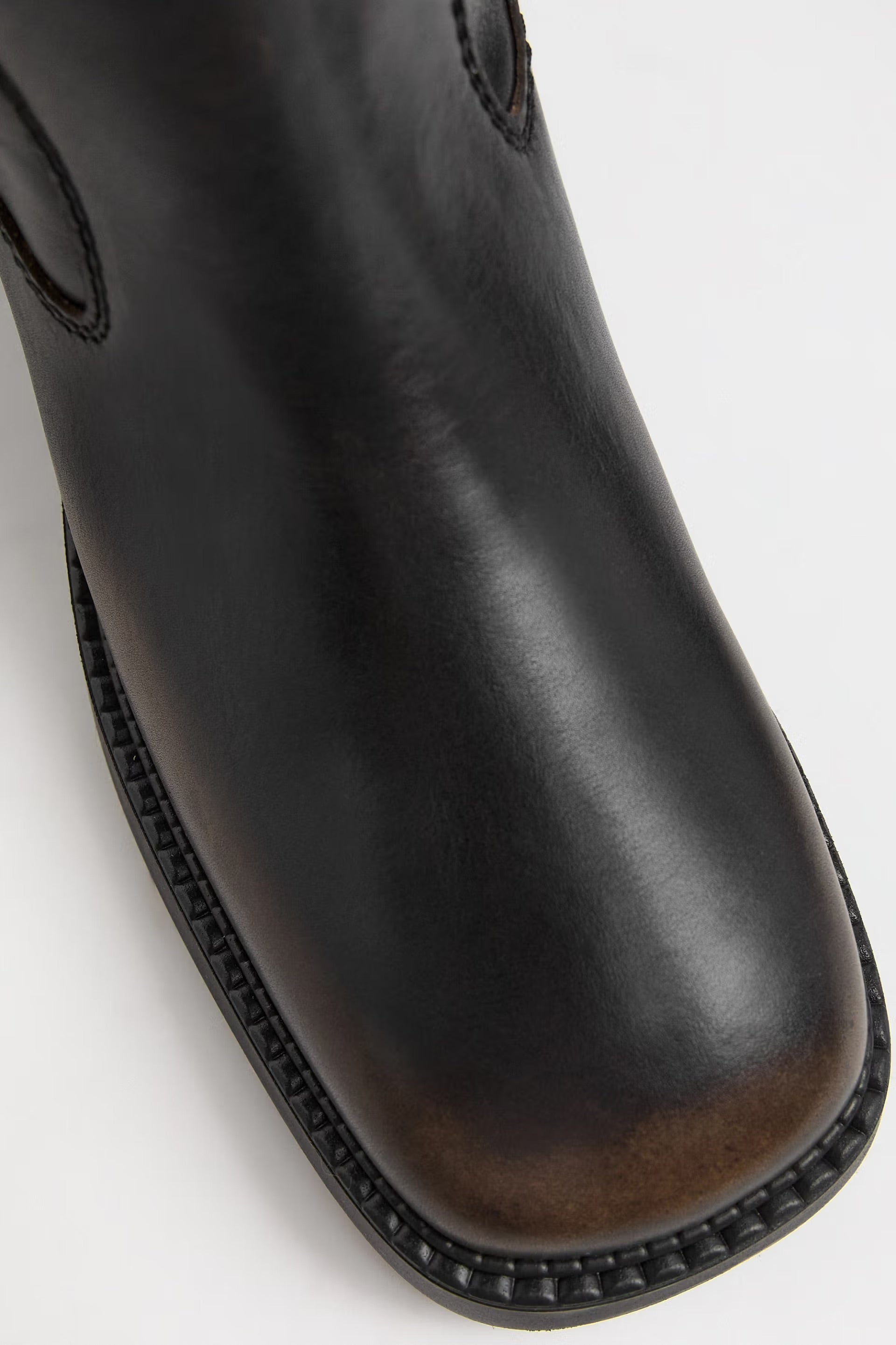 Miista Inaya Brushed Ankle Boots // Brown
