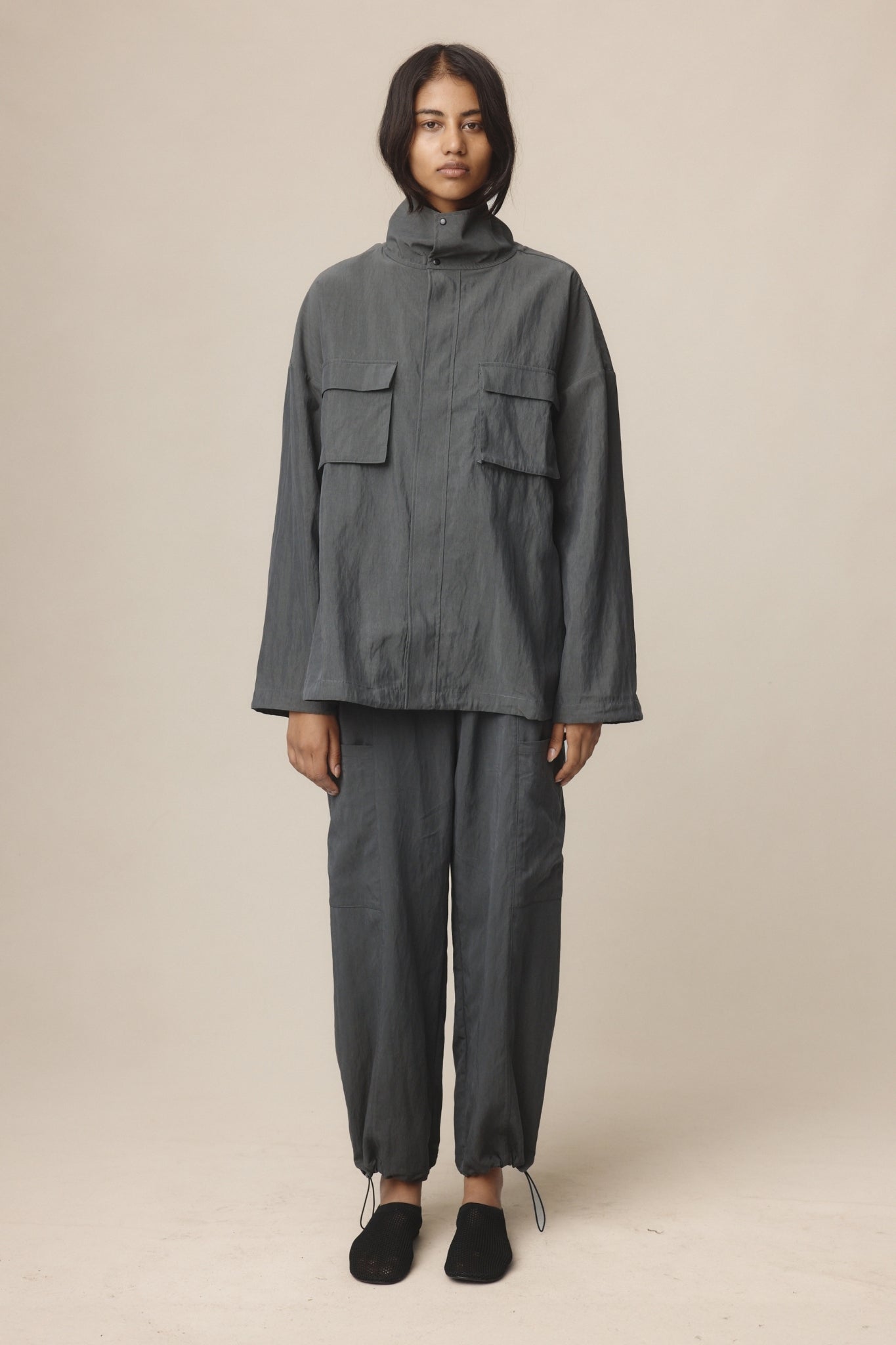 Marle Gray Jacket // Charcoal