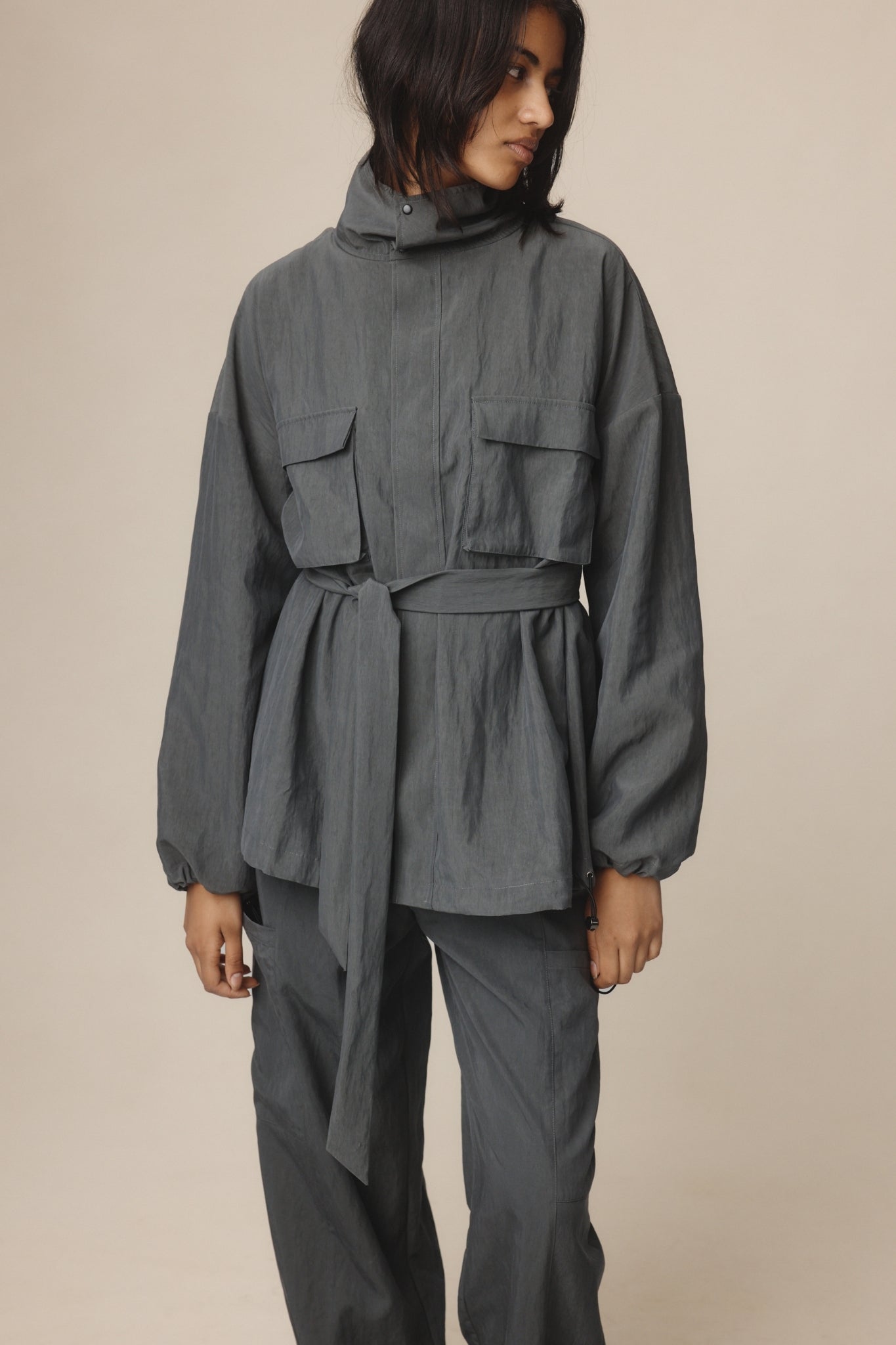 Marle Gray Jacket // Charcoal