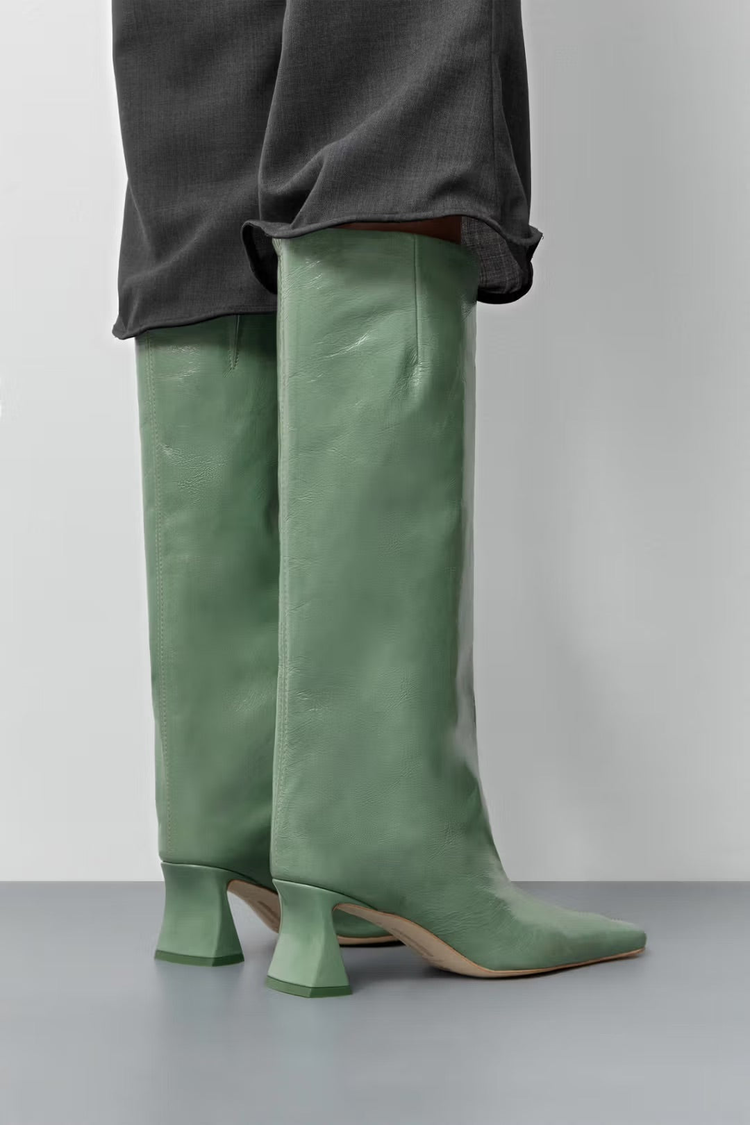 Miista Bluma Tall Boots // Acquamarine