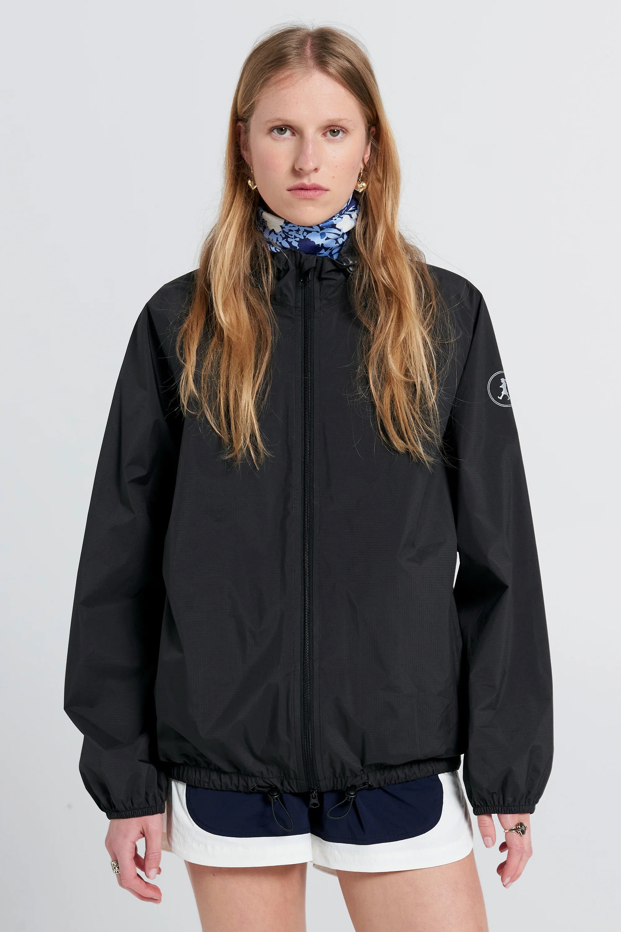 Karen Walker Windbreaker Jacket // Black