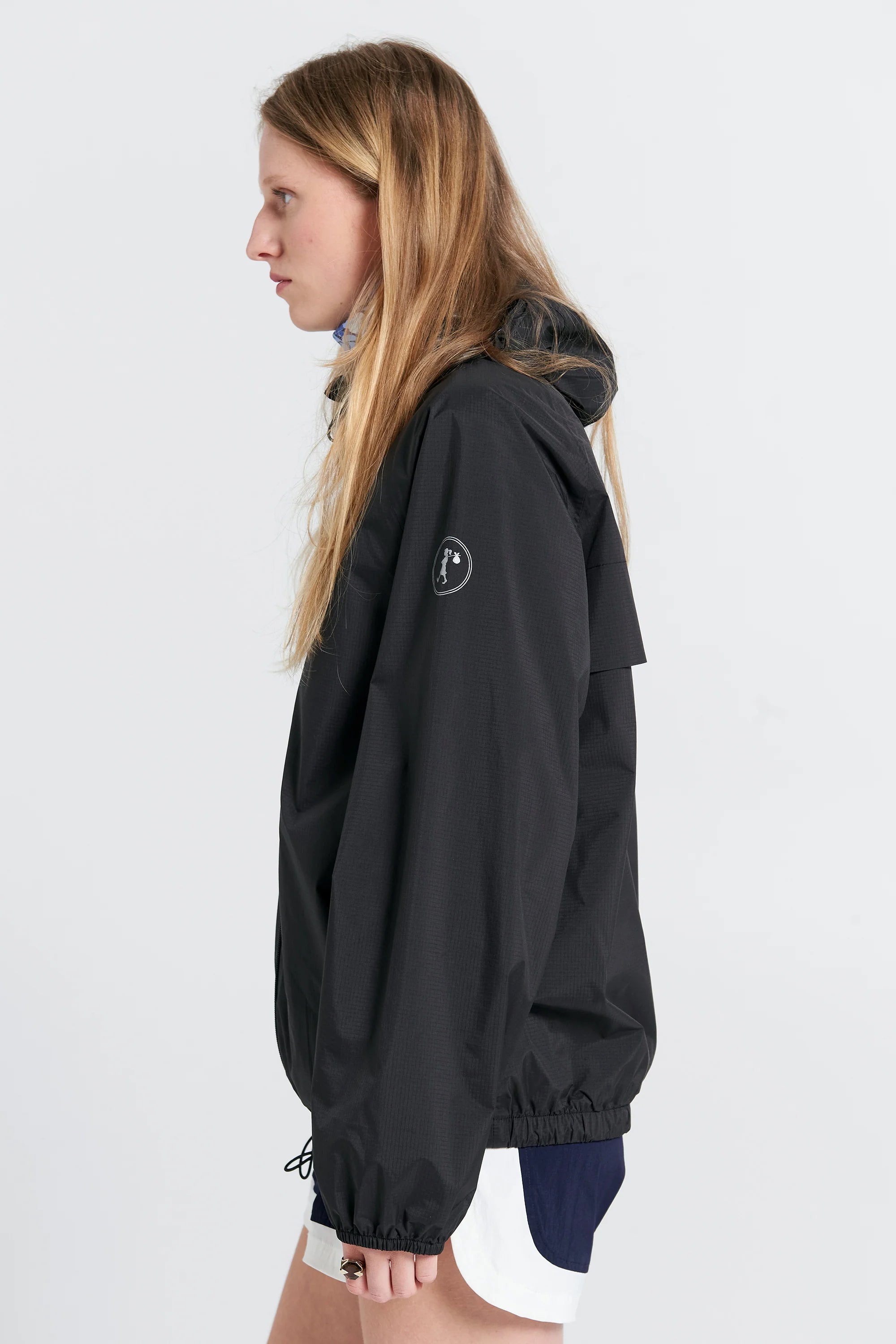Karen Walker Windbreaker Jacket // Black