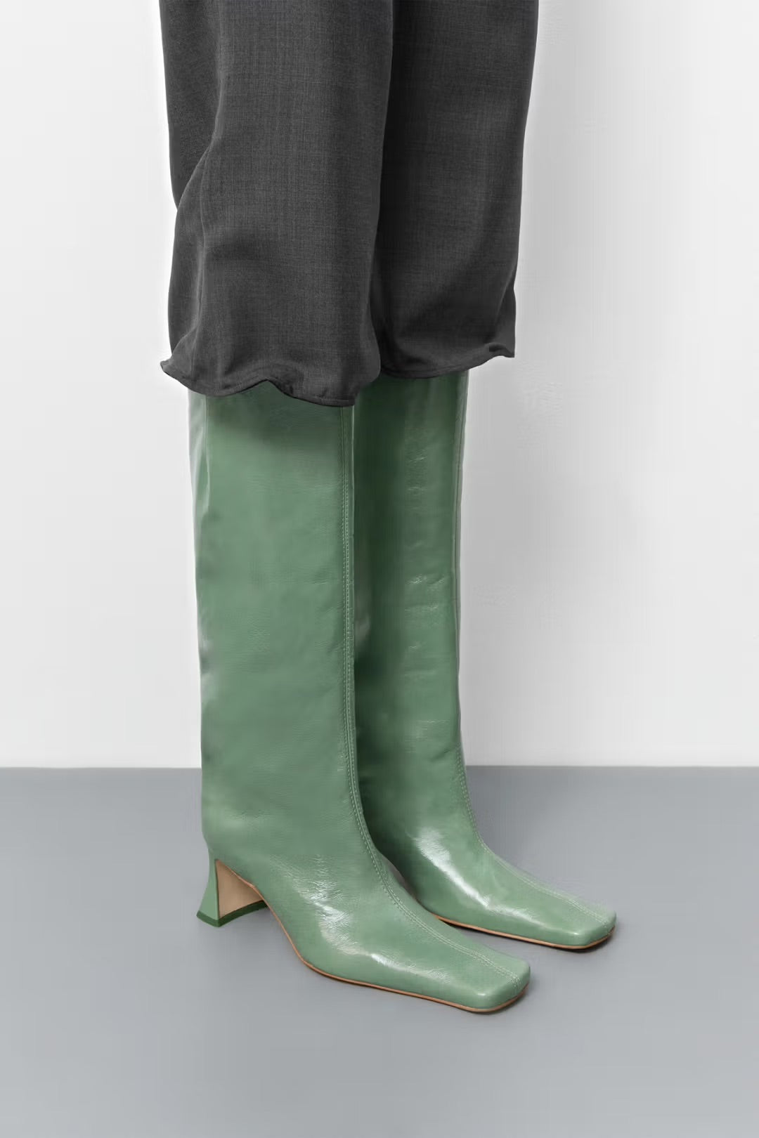 Miista Bluma Tall Boots // Acquamarine