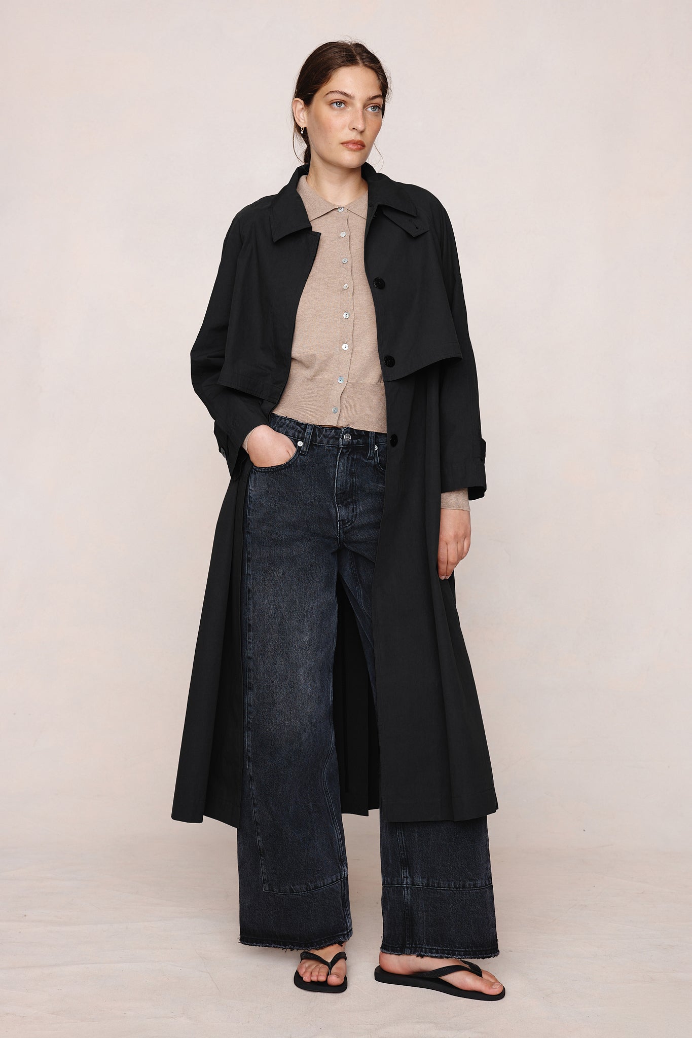 Marle Angelo Coat // Black