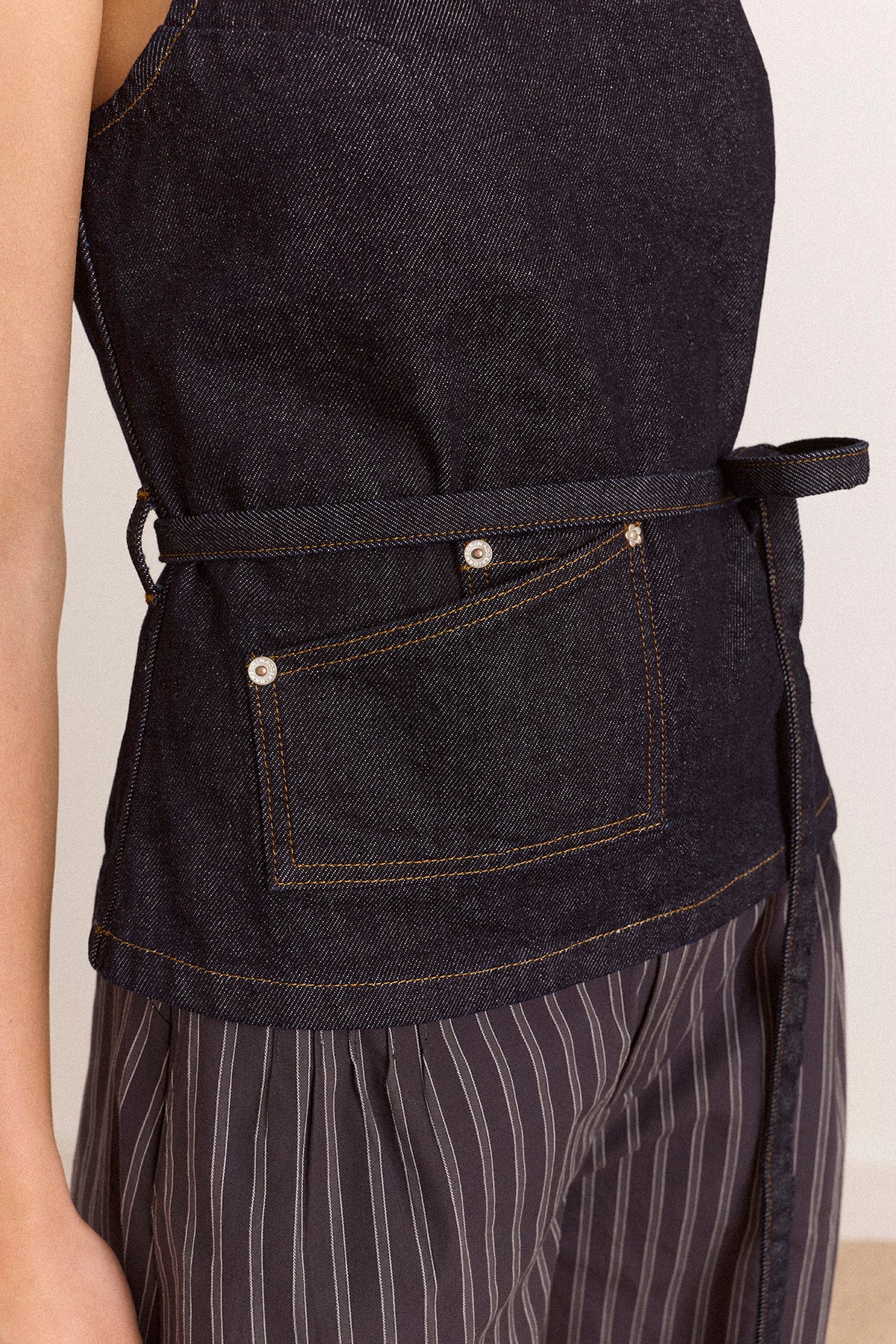 Damson Madder Annabelle Apron Top // Indigo