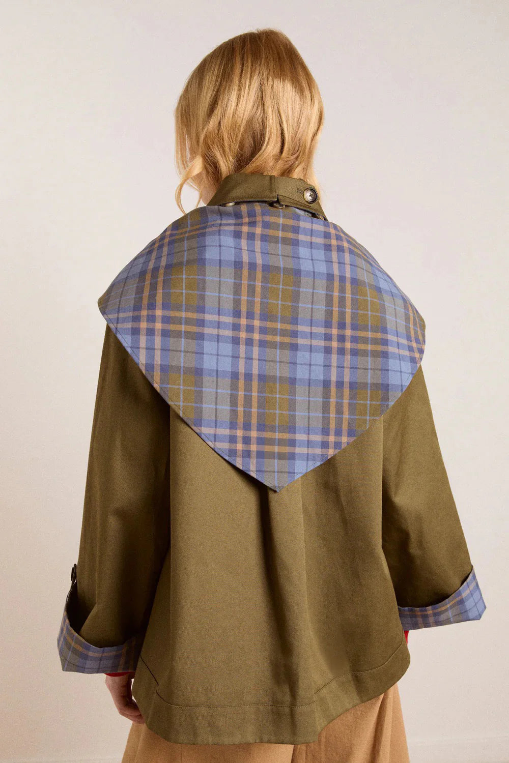 Damson Madder Jerry Crop Trench //Olive