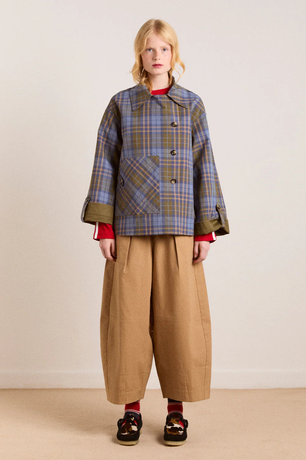 Damson Madder Jerry Crop Trench //Olive