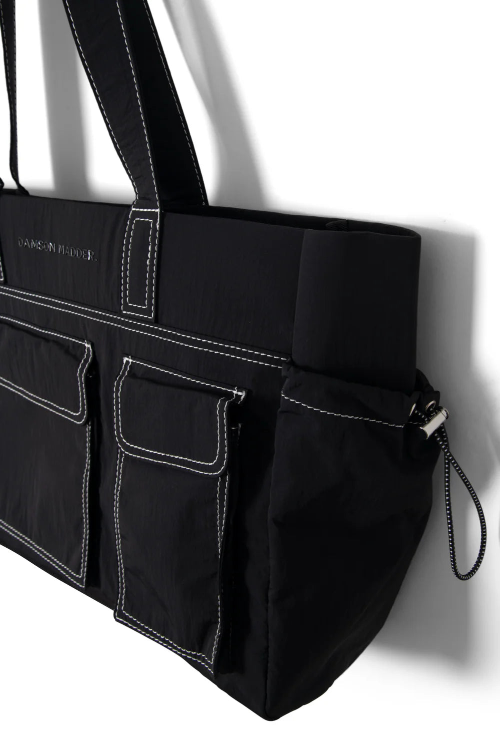 Damson Madder Eliza Techy Tote Bag // Black