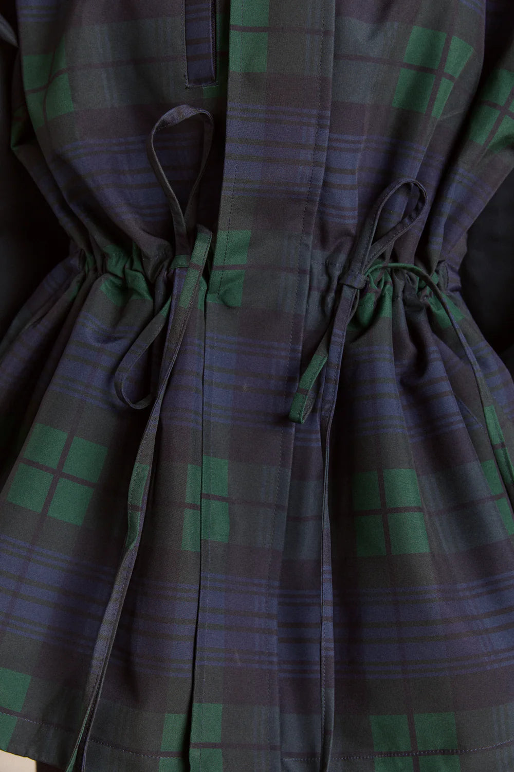 Damson Madder Liu Raincoat // Navy Check