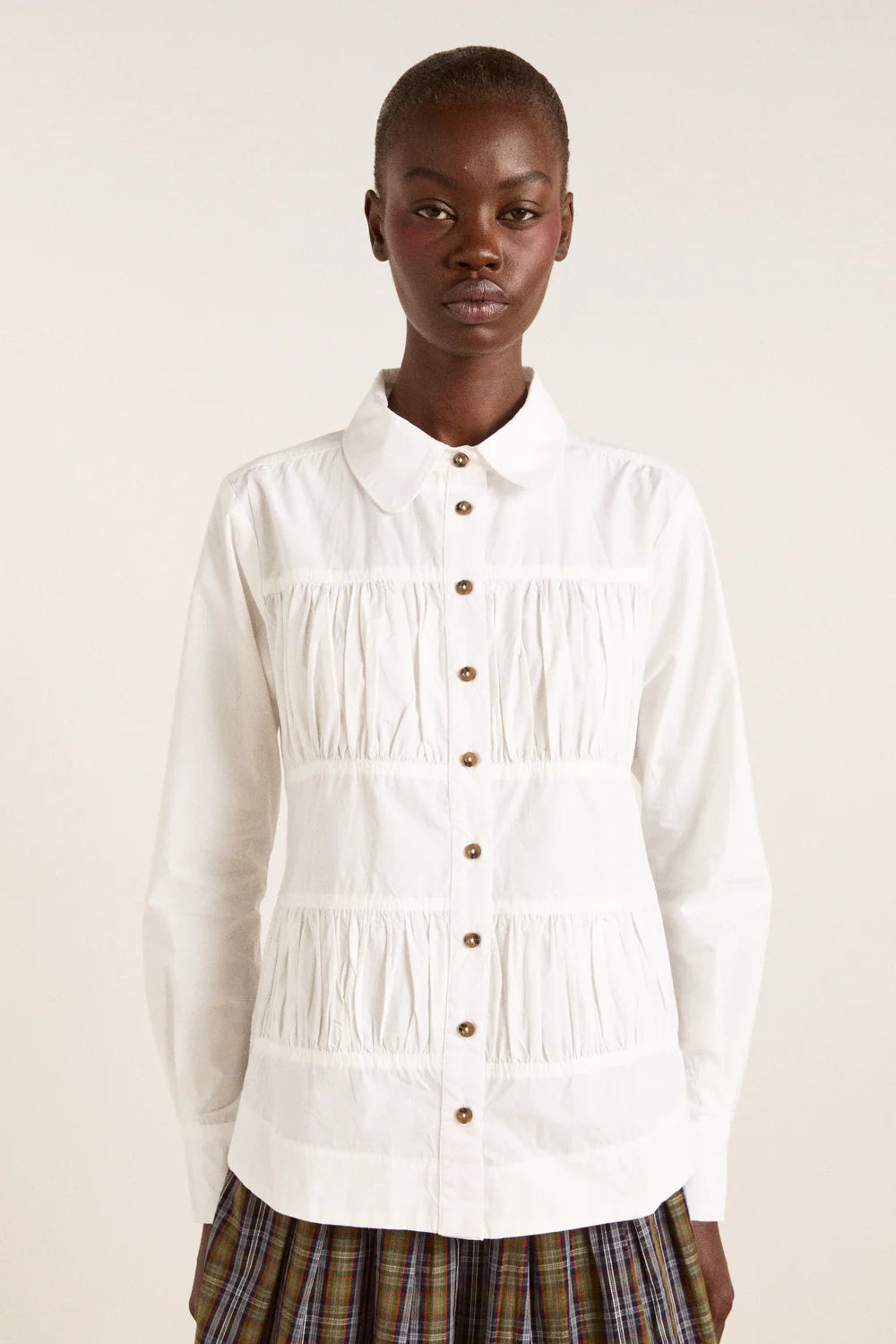 Damson Madder Xenia Shirt // White