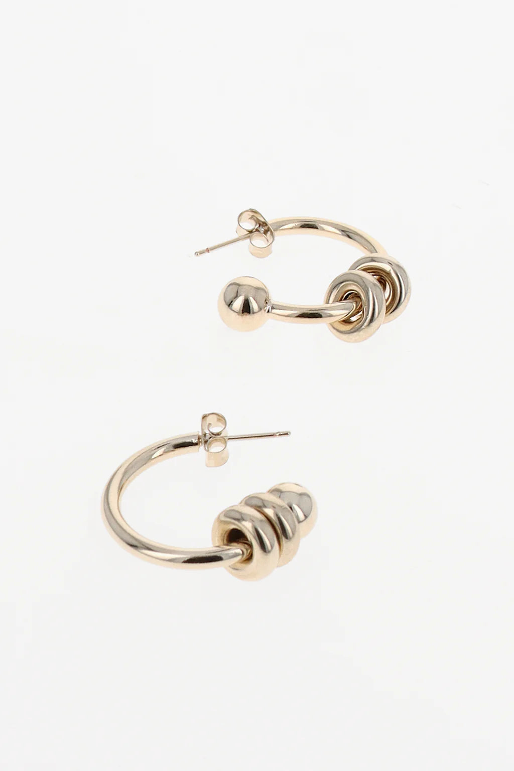 Justine Clenquet Alan Earrings // Gold