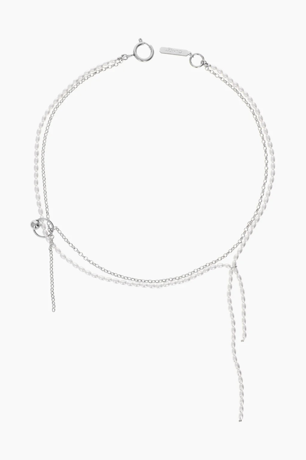Justine Clenquet Alba Necklace // Silver