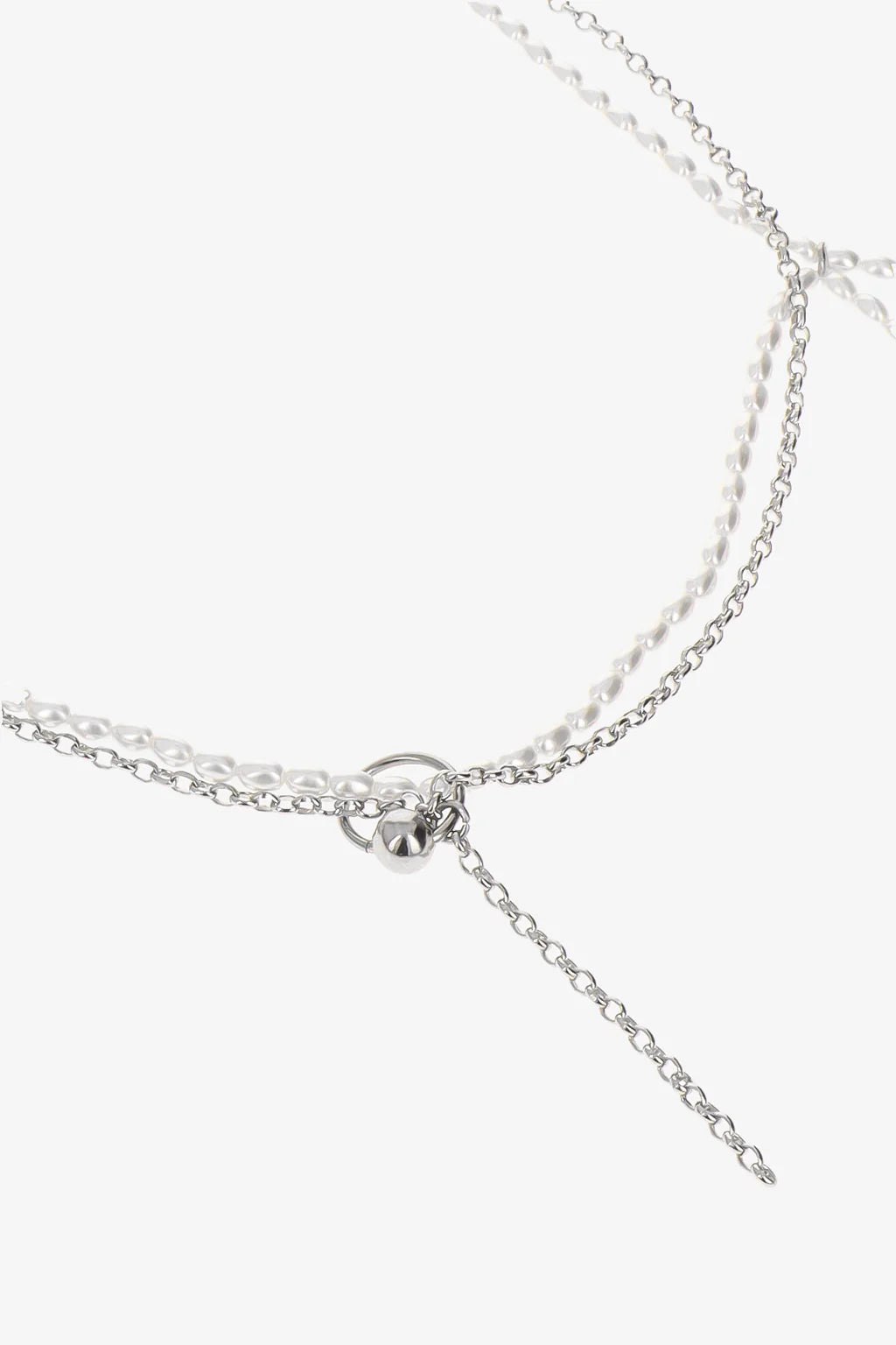 Justine Clenquet Alba Necklace // Silver