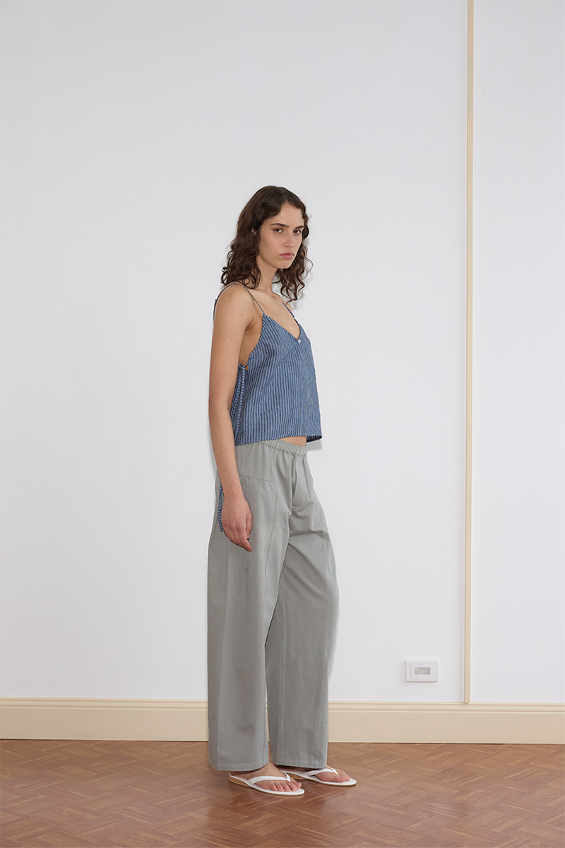 Deiji Studios Pleat Pant // Sage Grey