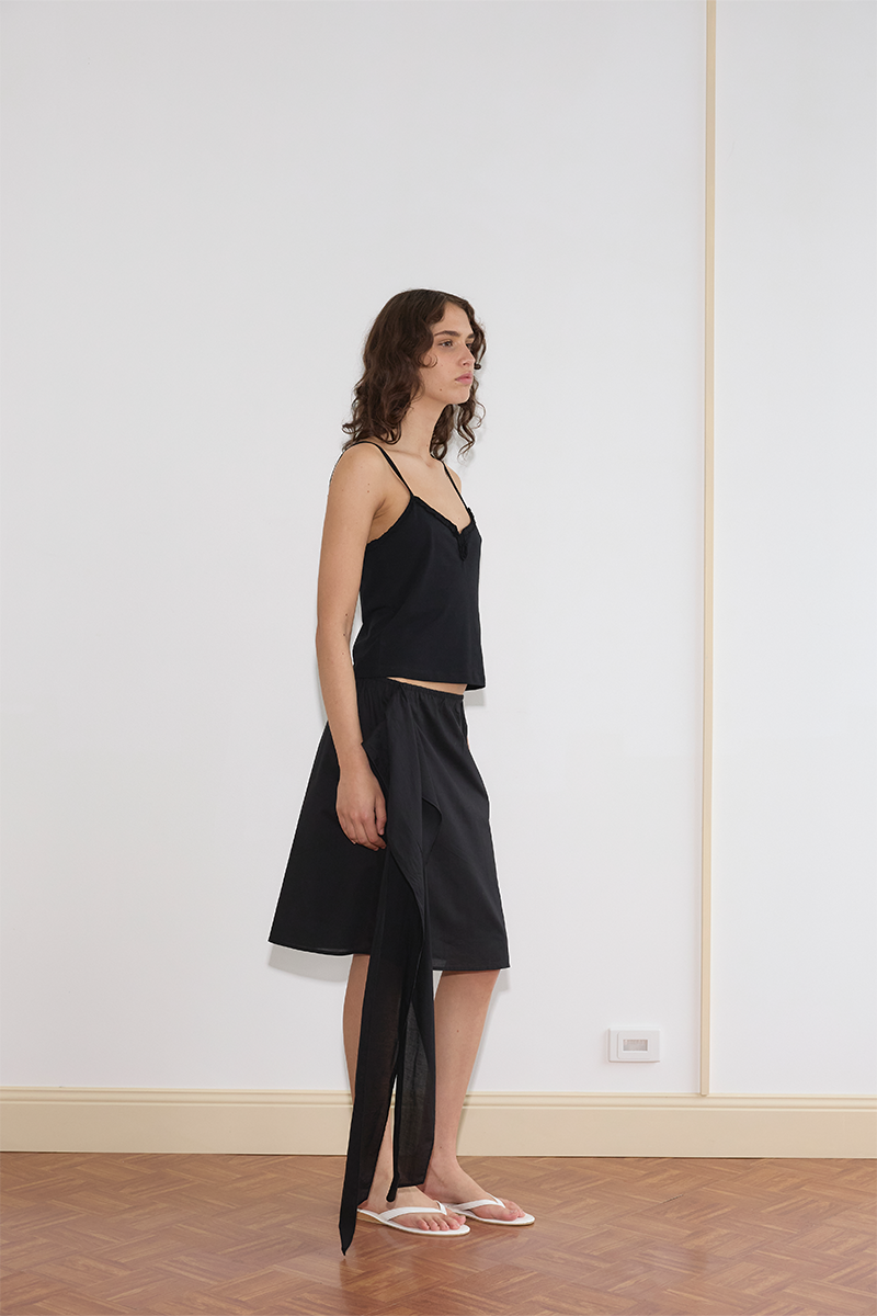 Deiji Studios Clasp Singlet // Black