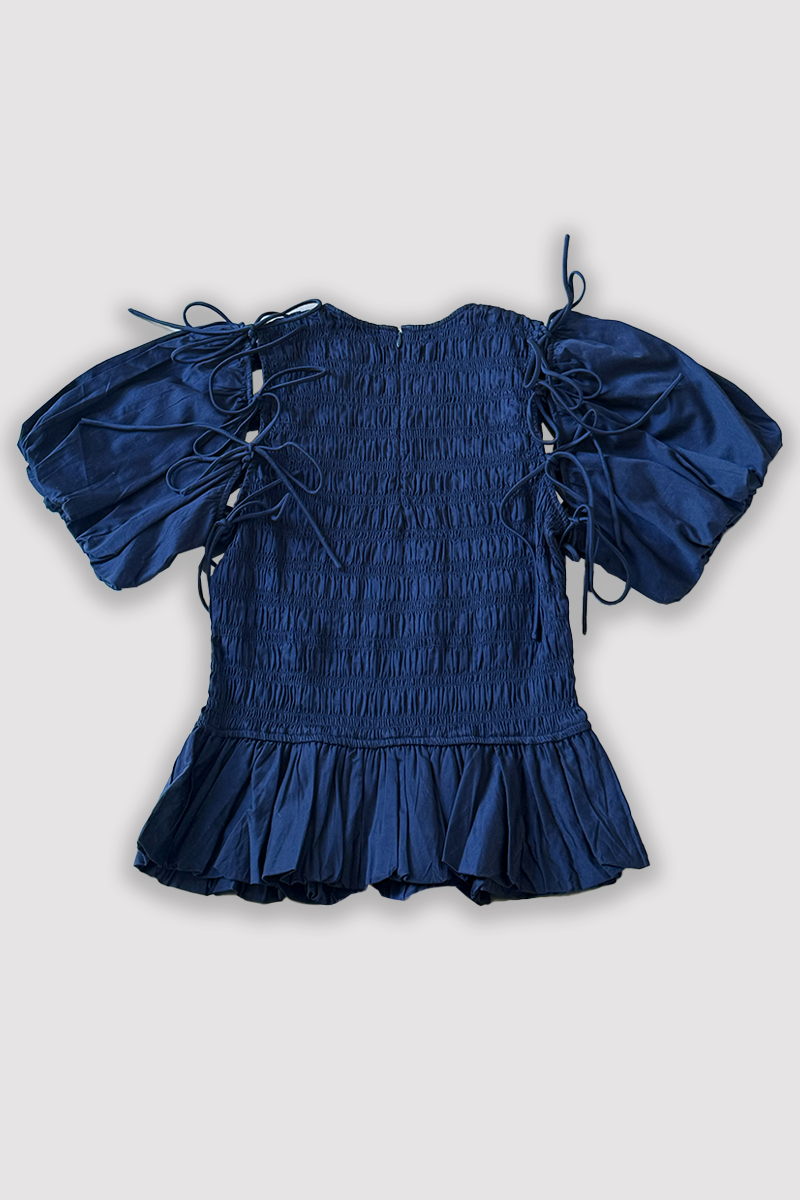 Damson Madder Becca Multi Way Blouse // Navy