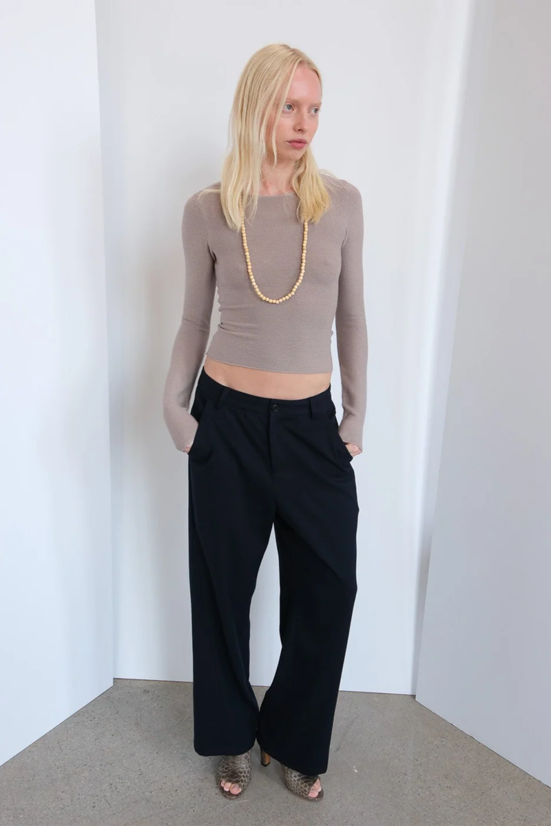 Geel Andy Trouser // Black
