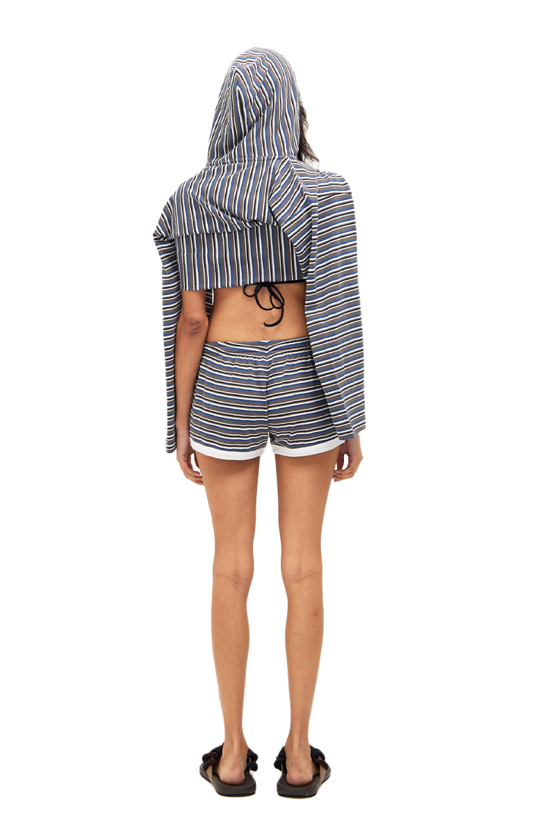 Verner Terry Running Shorts // Stripe