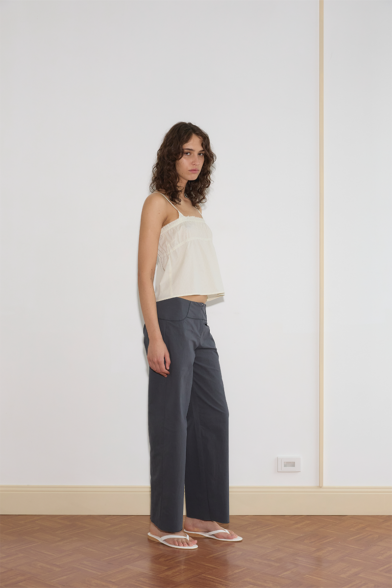 Deiji Studios Panelled Pant // Charcoal