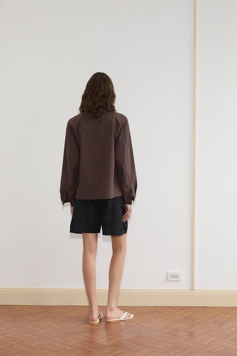 Deiji Studios Pleat Short // Black