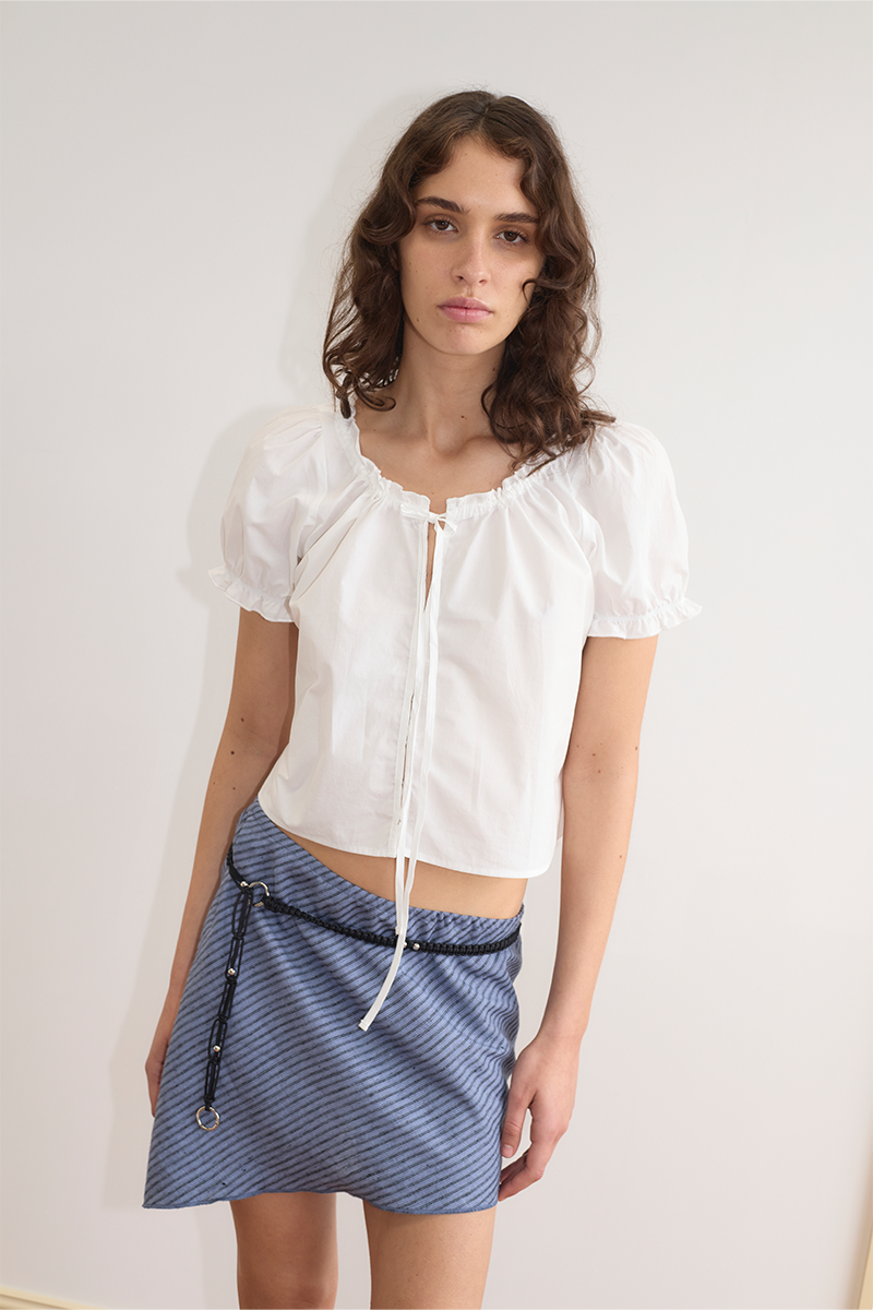Deiji Studios Close Shirt // White