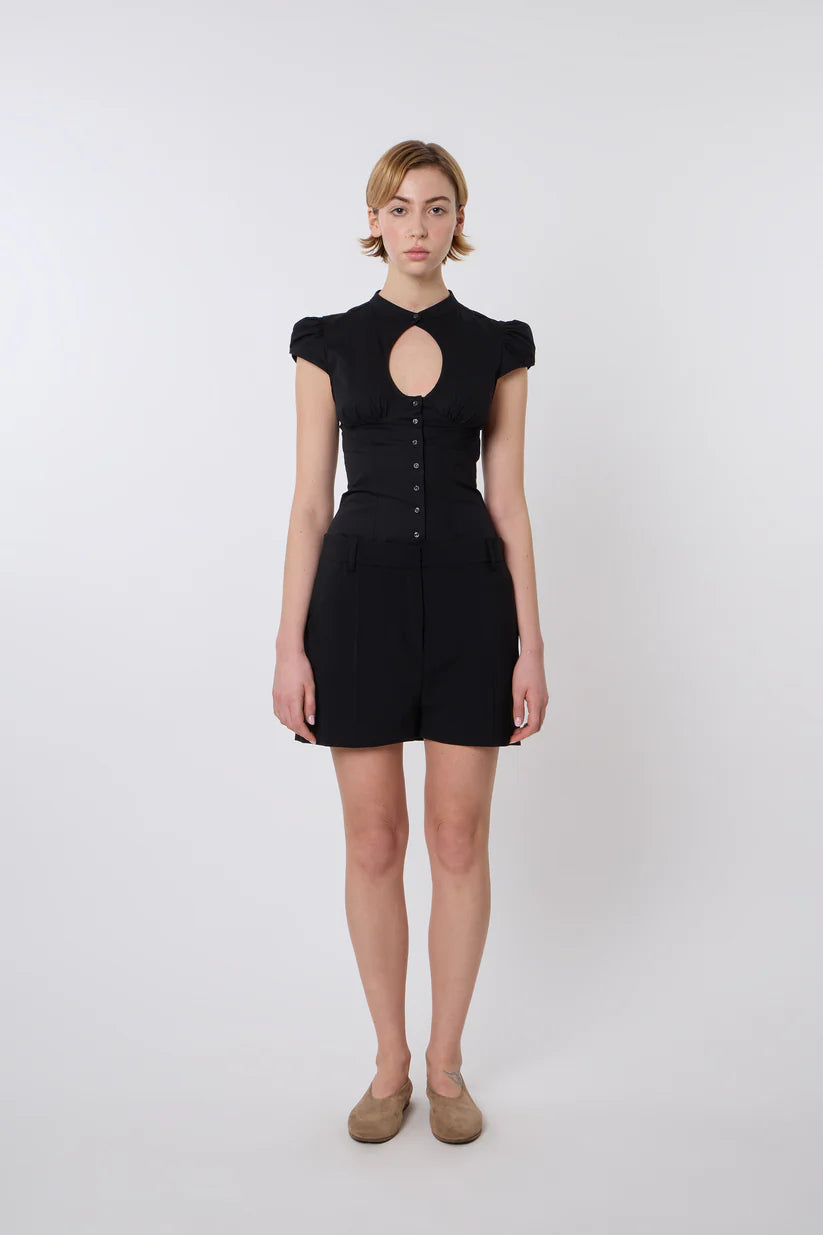 Catheclisma Berta Top // Black