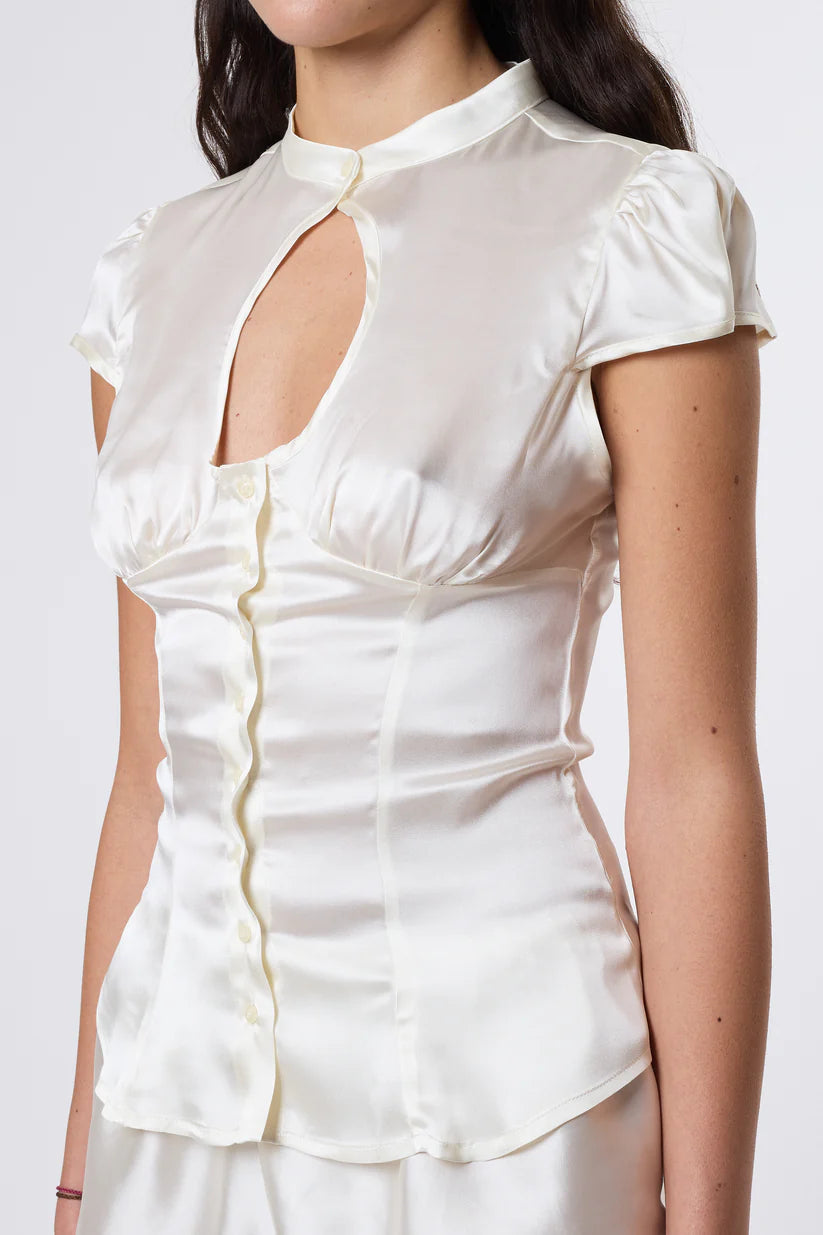 Catheclisma Berta Top // Ivory