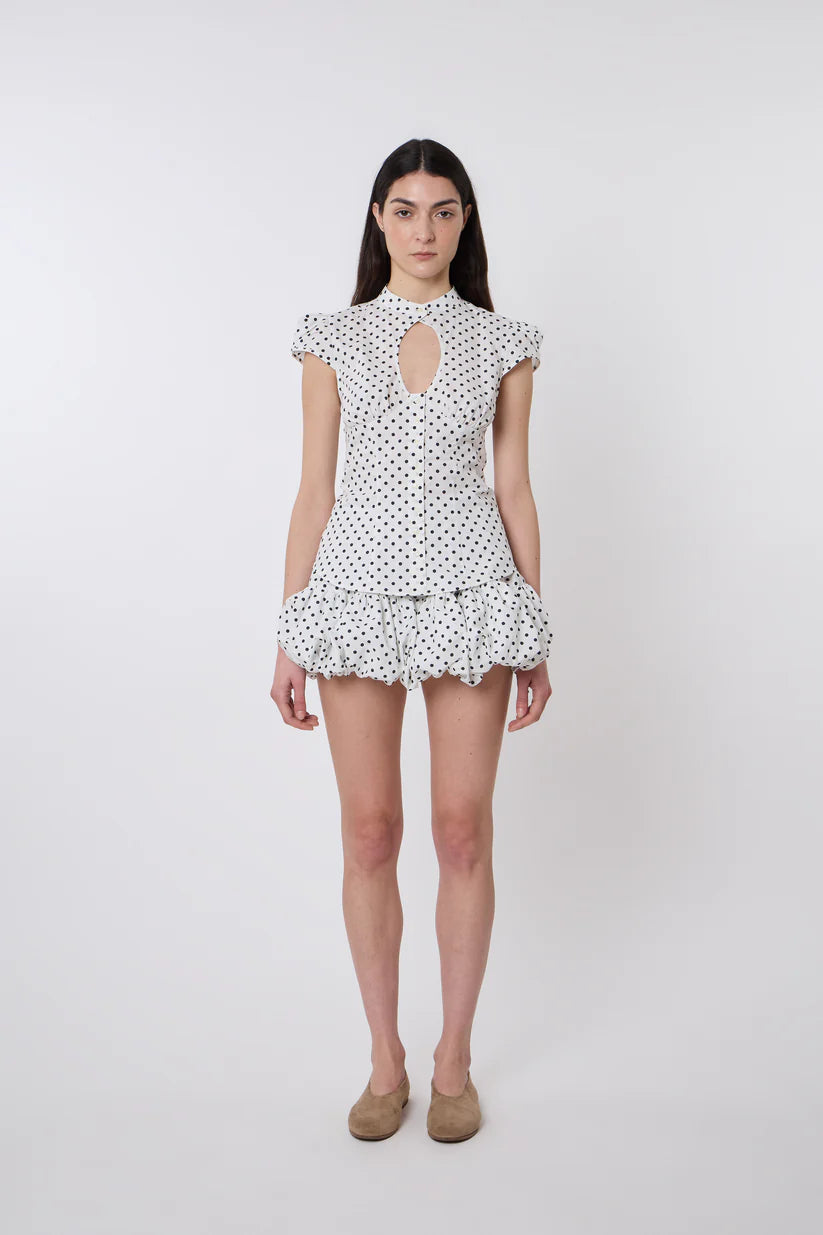 Catheclisma Berta Top // Polkadot