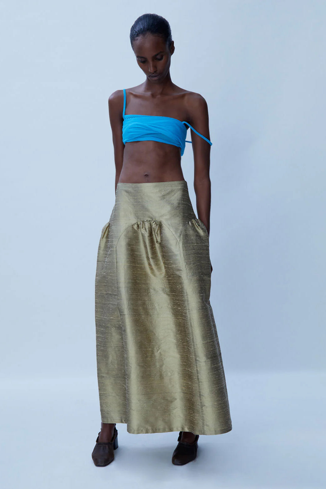 Paloma Wool Pallon Skirt // Gold