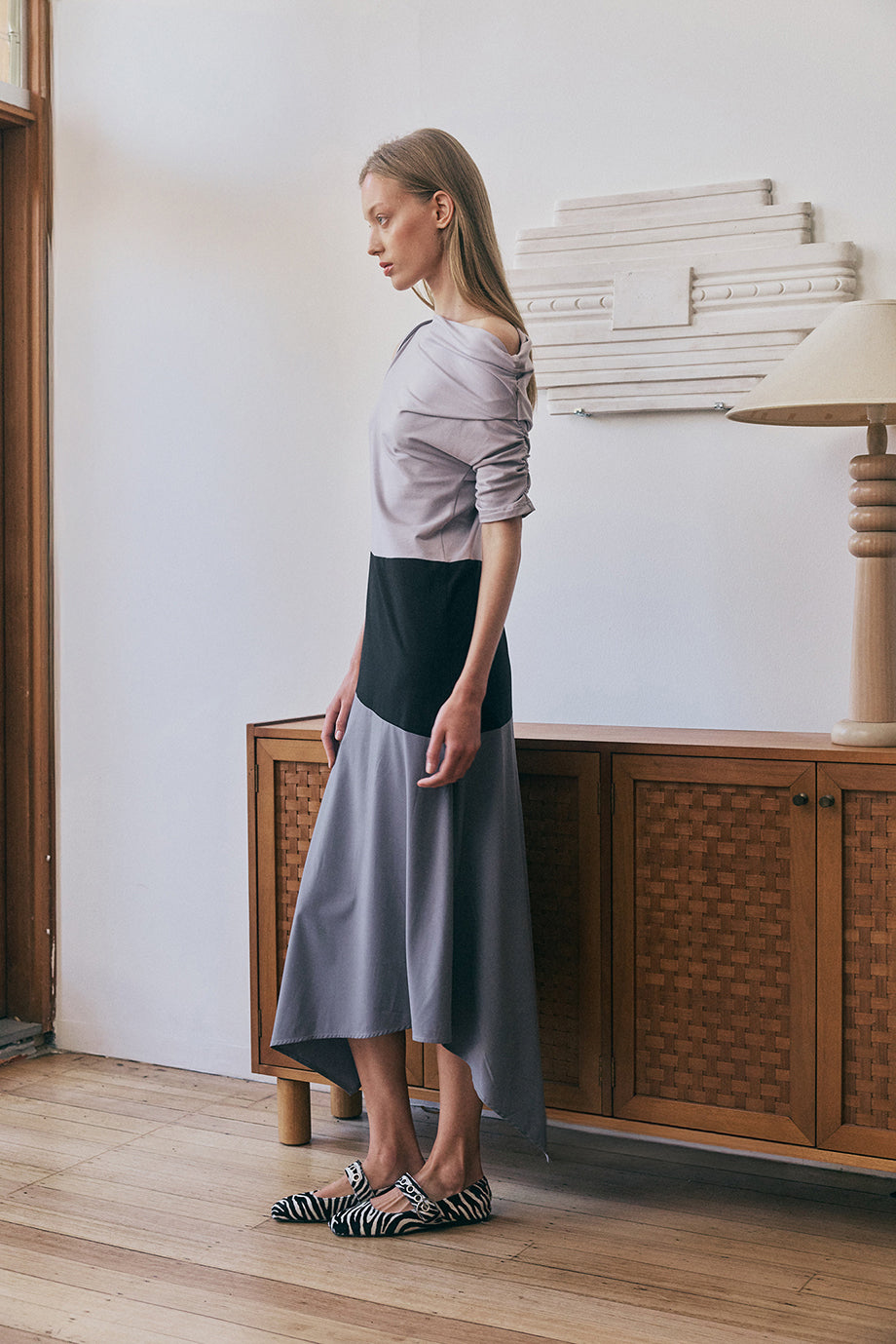 Muse Bela Tiered Dress // Clouds