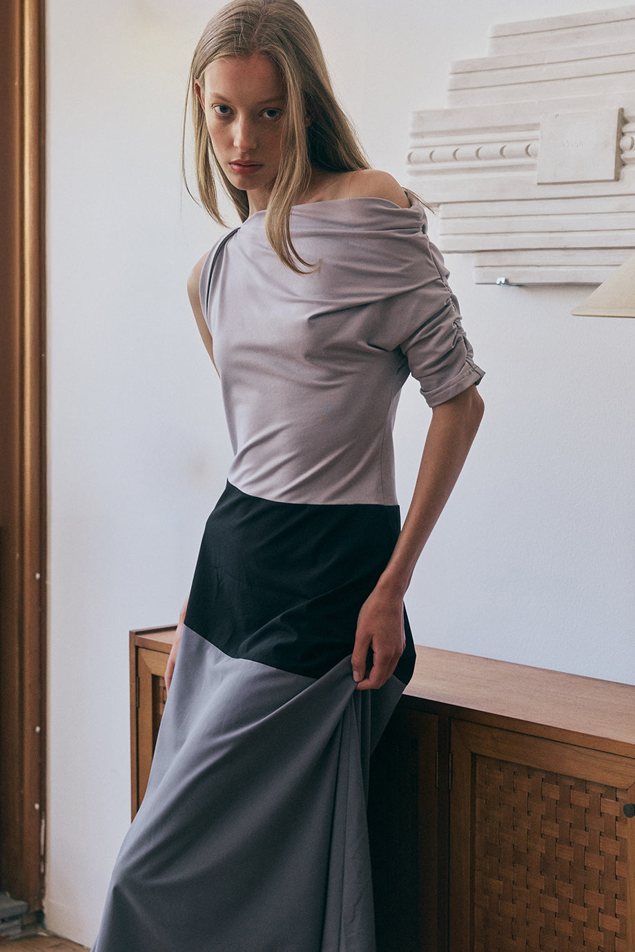 Muse Bela Tiered Dress // Clouds