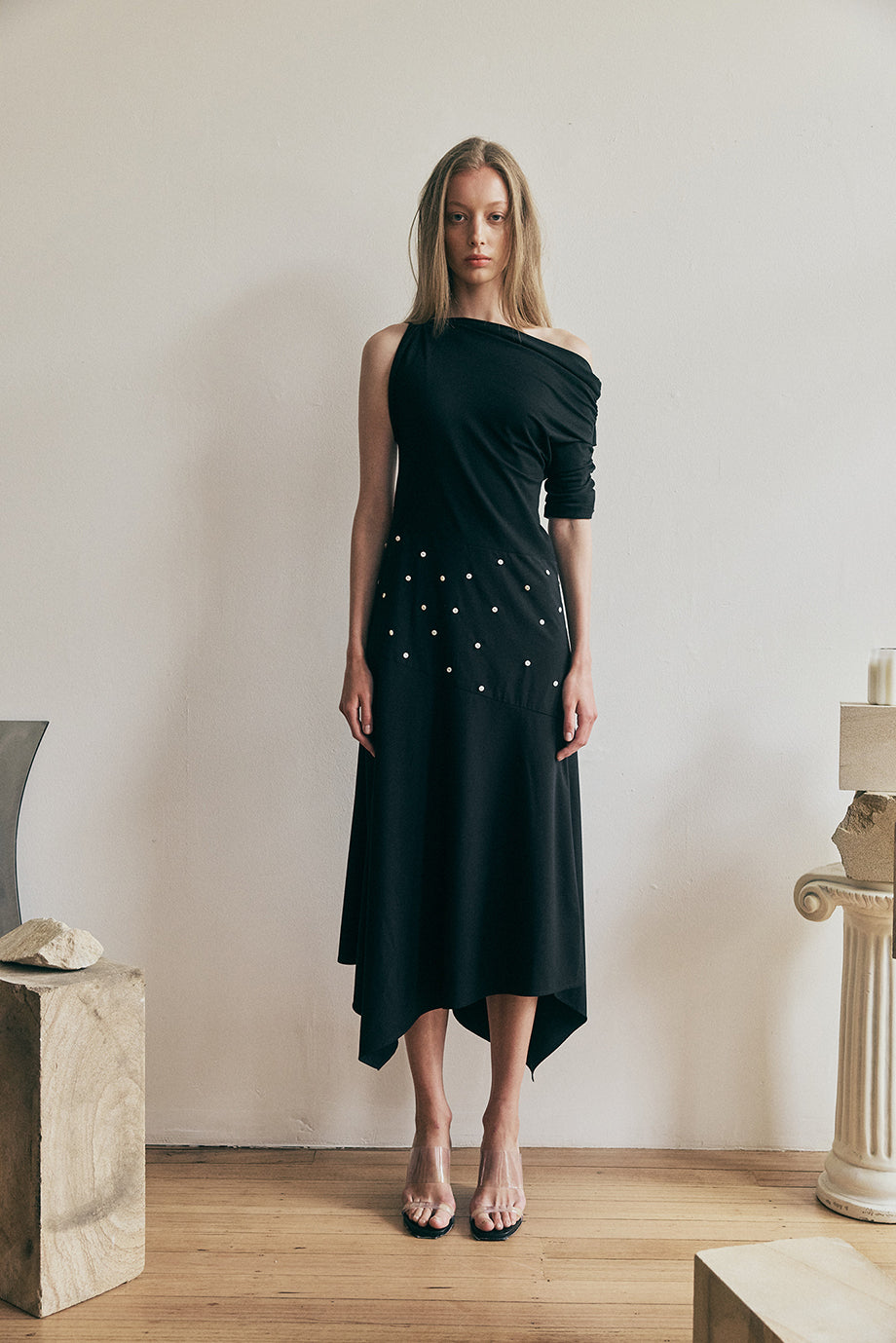 Muse Bela Tiered Dress // Black