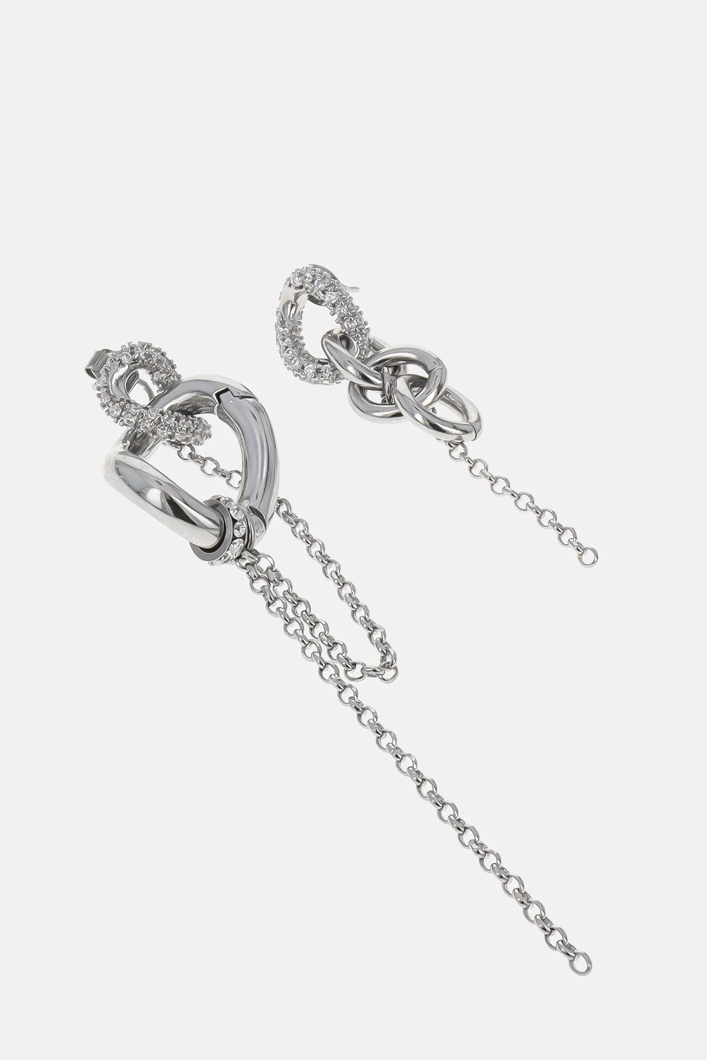 Justine Clenquet Brett Earrings // Silver
