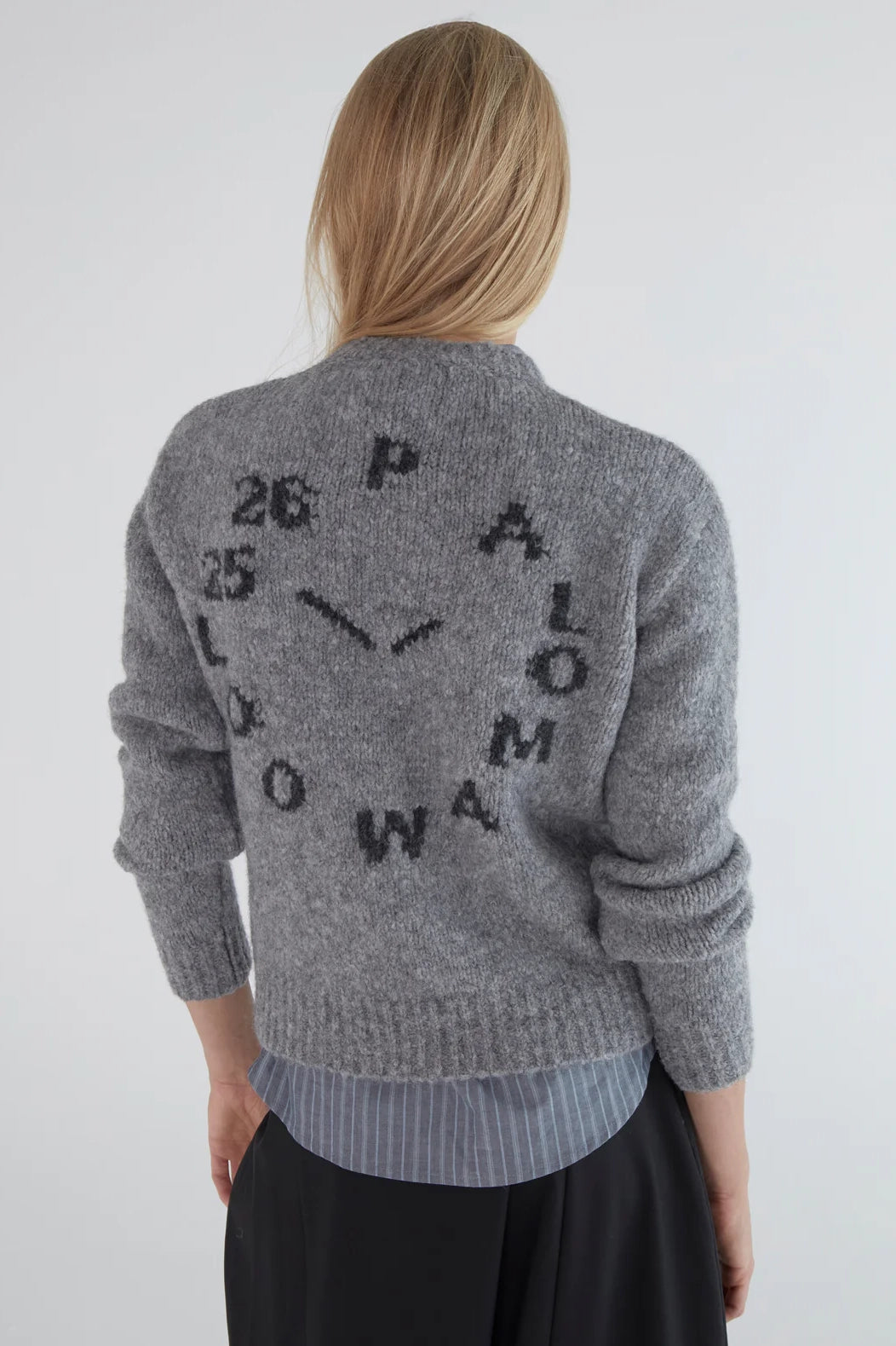 Paloma Wool Clock Knit // Grey