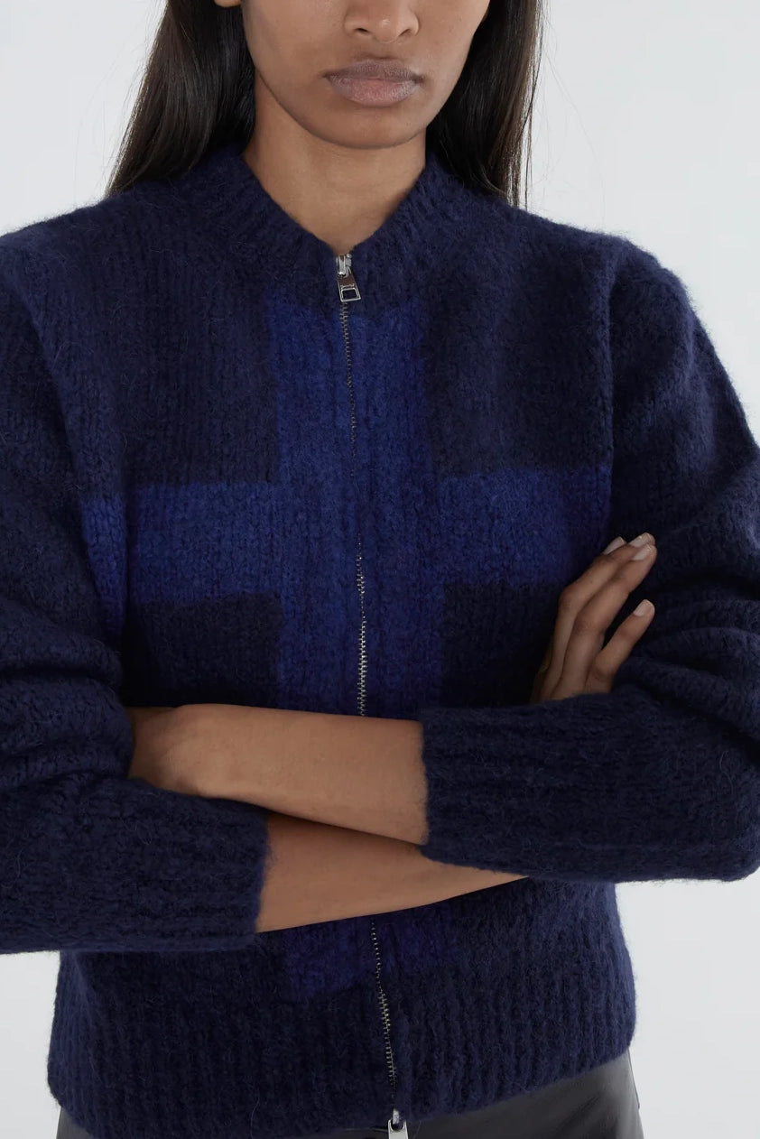 Paloma Wool Cruz Zip Knit // Blue