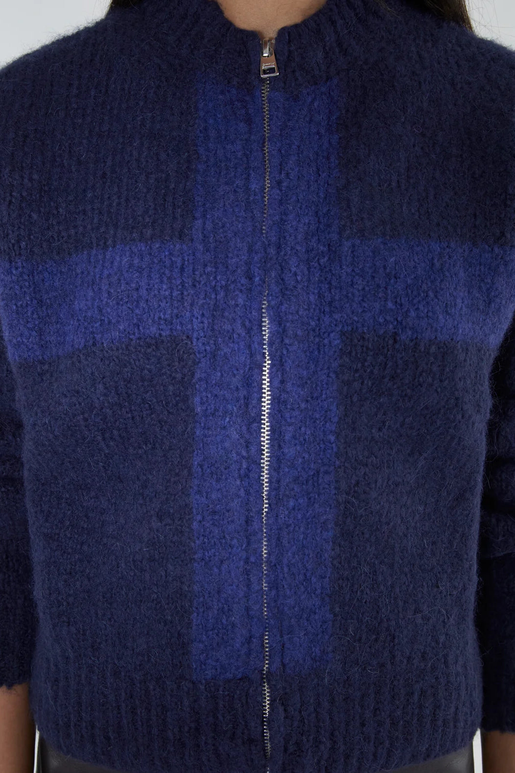 Paloma Wool Cruz Zip Knit // Blue