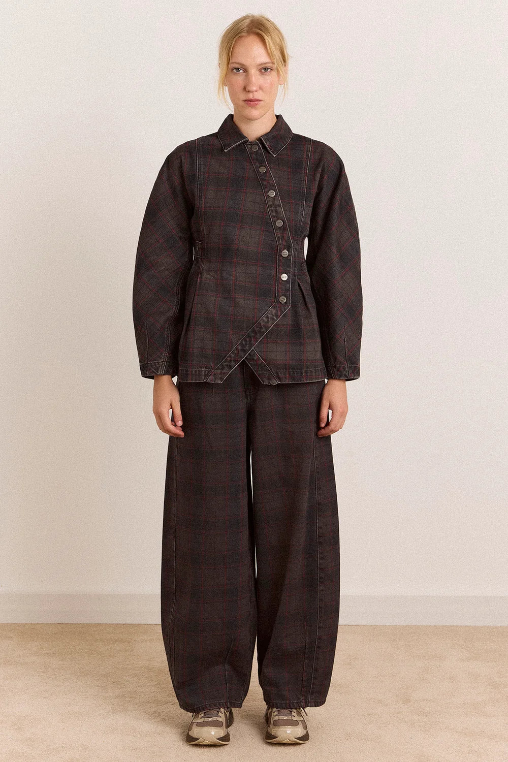 Damson Madder Nora Jacket // Sirius Check