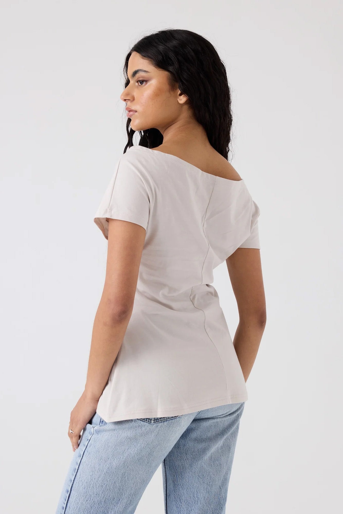 Dominique Healy Melody Tee // Chalk