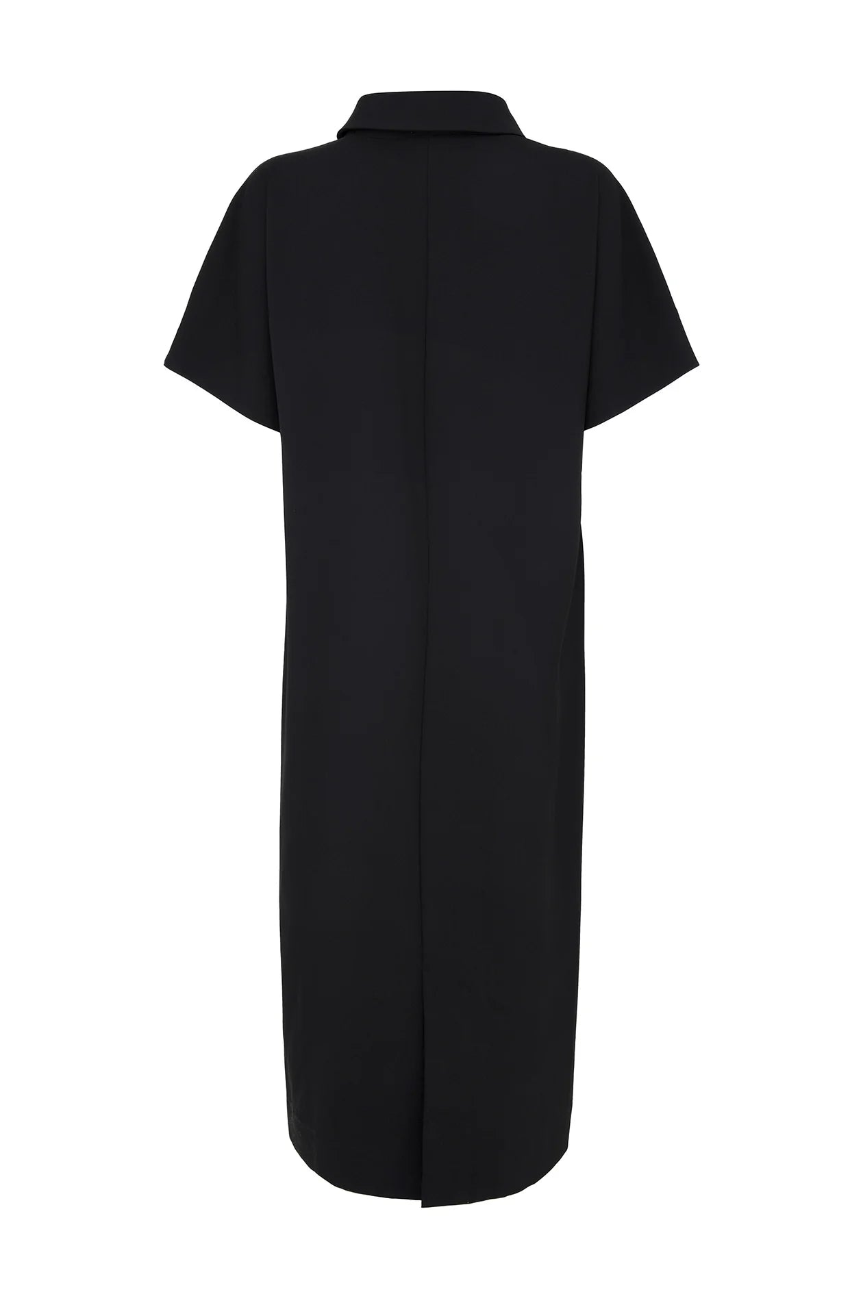 Harris Tapper Long Polo Dress // Black