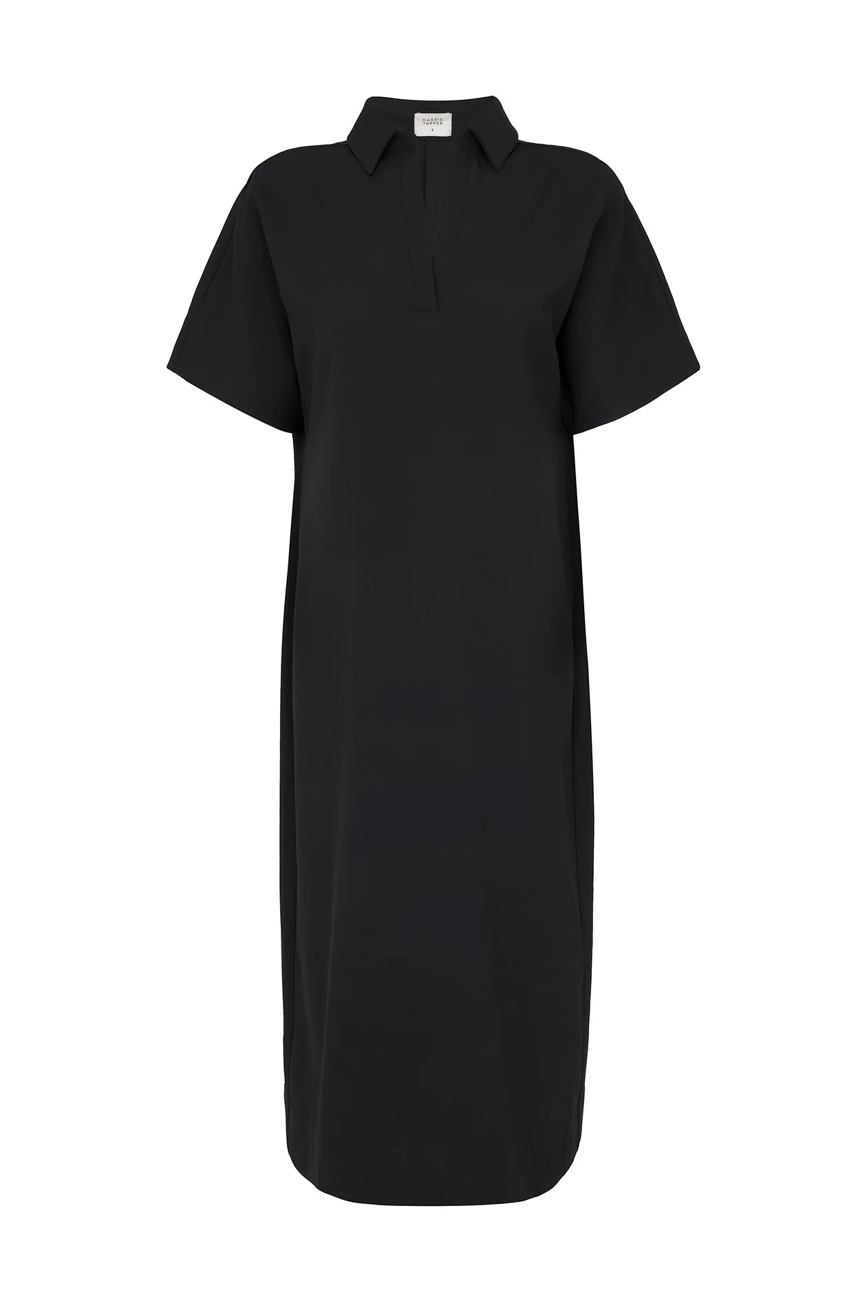 Harris Tapper Long Polo Dress // Black
