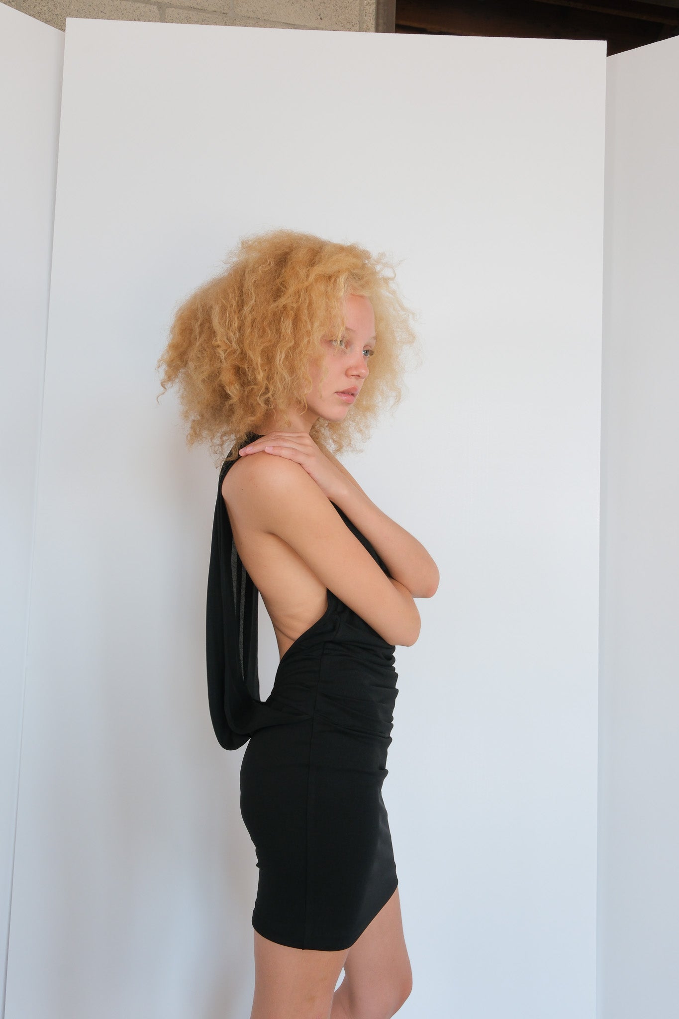 Geel Nori Dress // Black