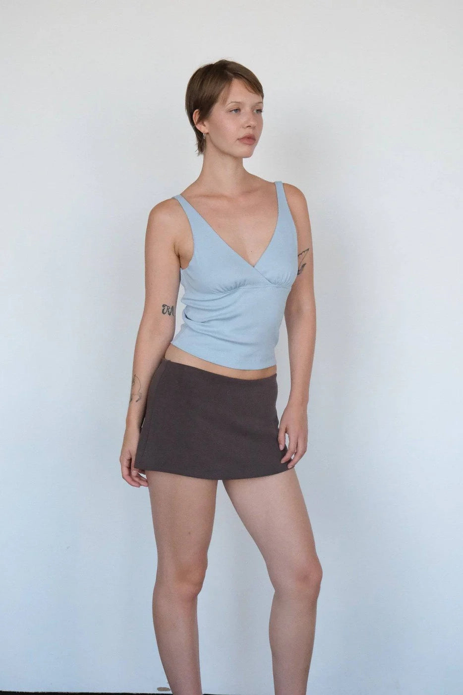 Geel Aria Skirt // Brown