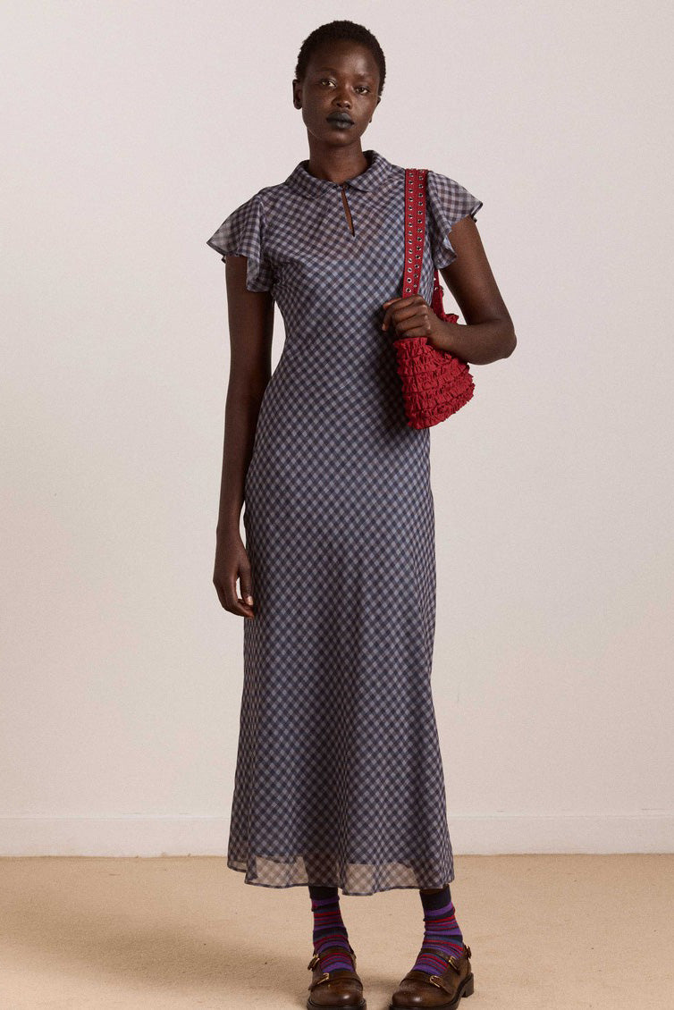 Damson Madder Hudson Midi Dress // Sheer Willow Gingham