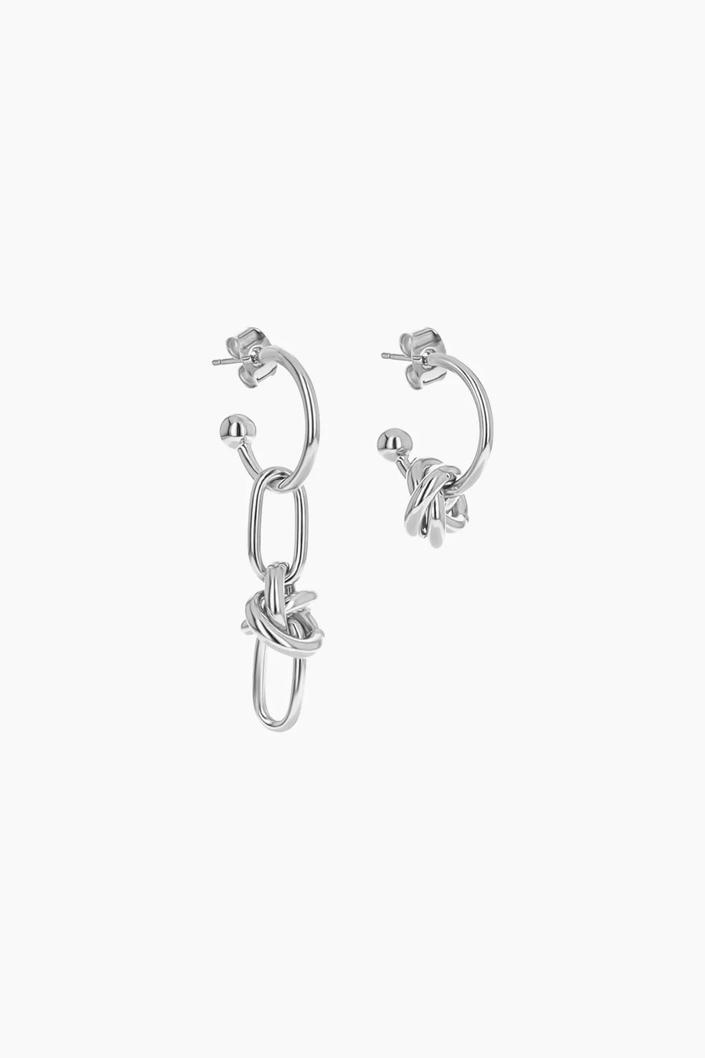 Justine Clenquet Daria Earrings // Silver