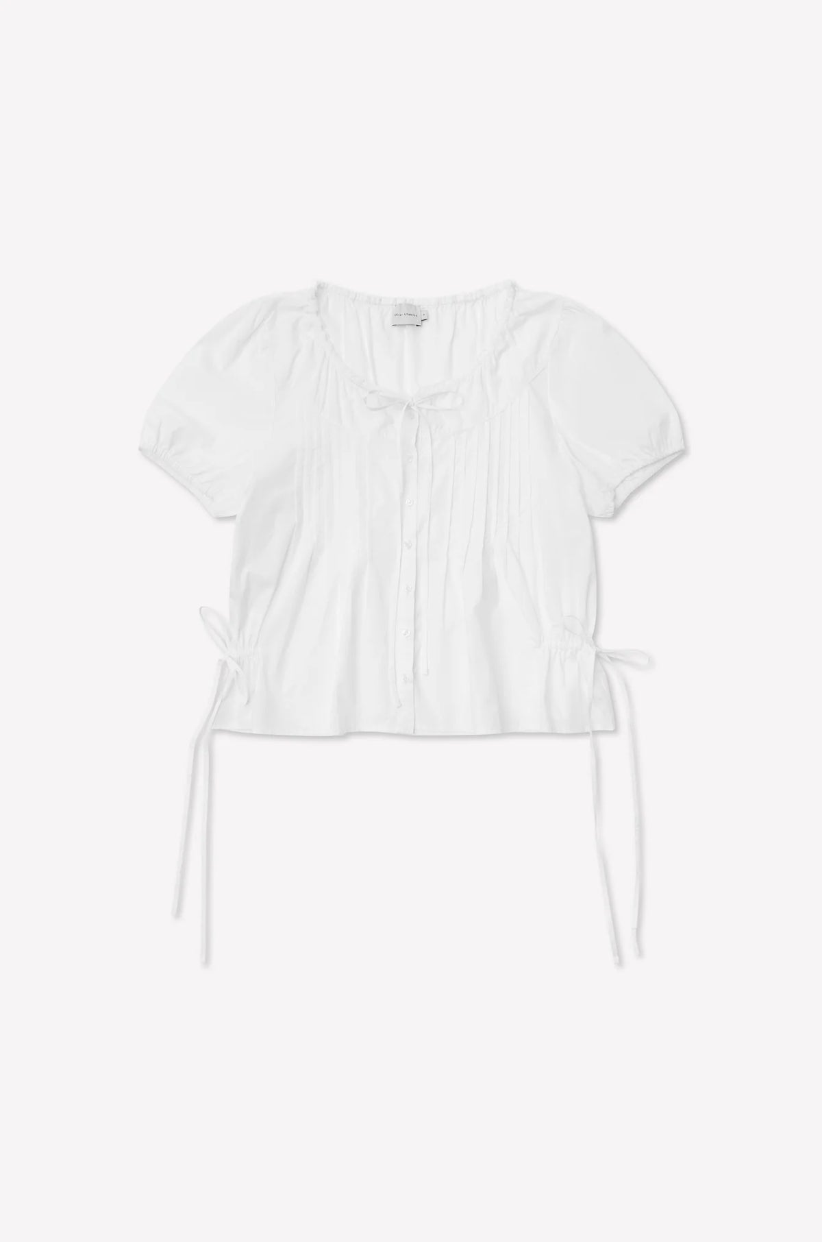 Deiji Studios Blouse Top // White