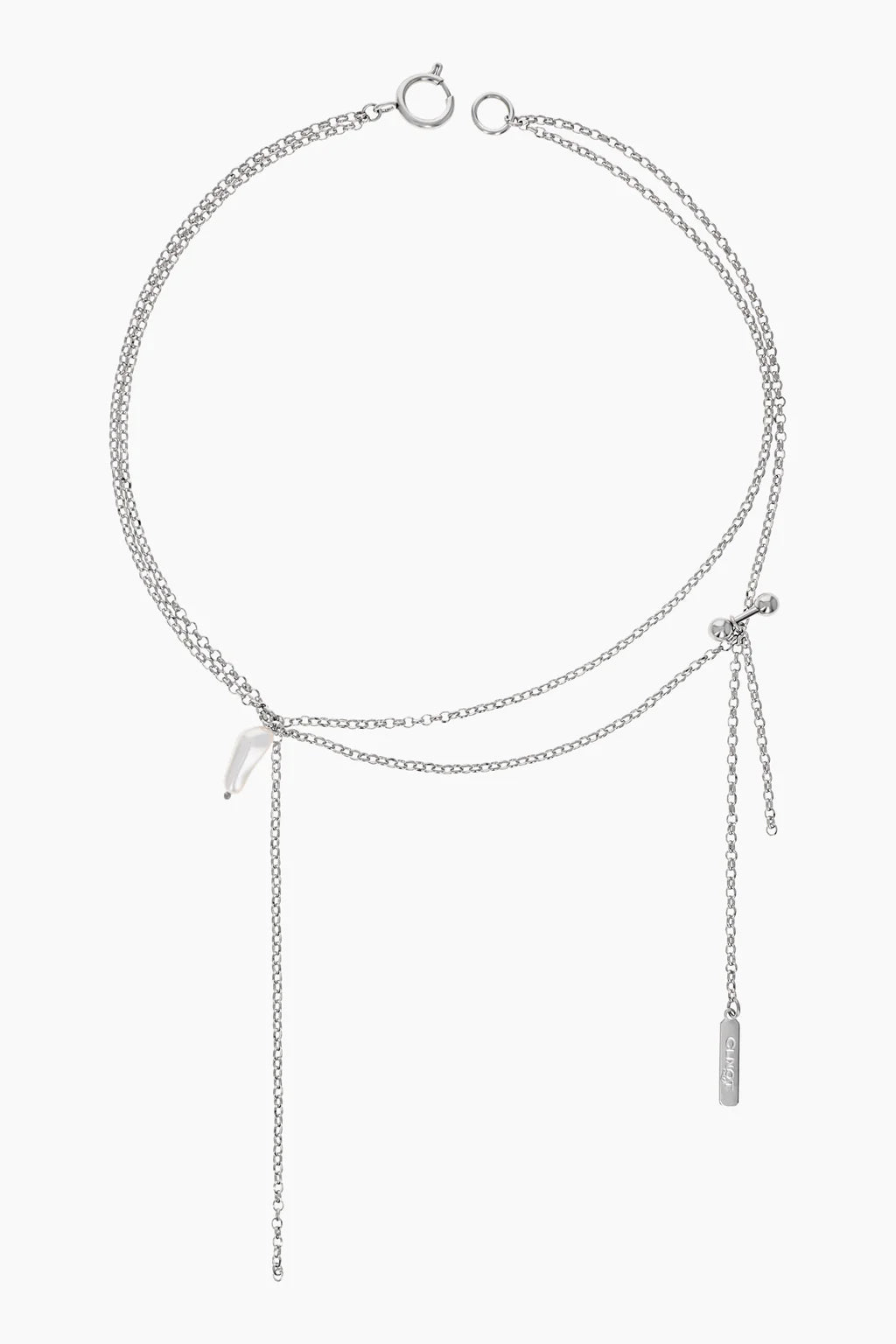 Justine Clenquet Denise Necklace // Silver
