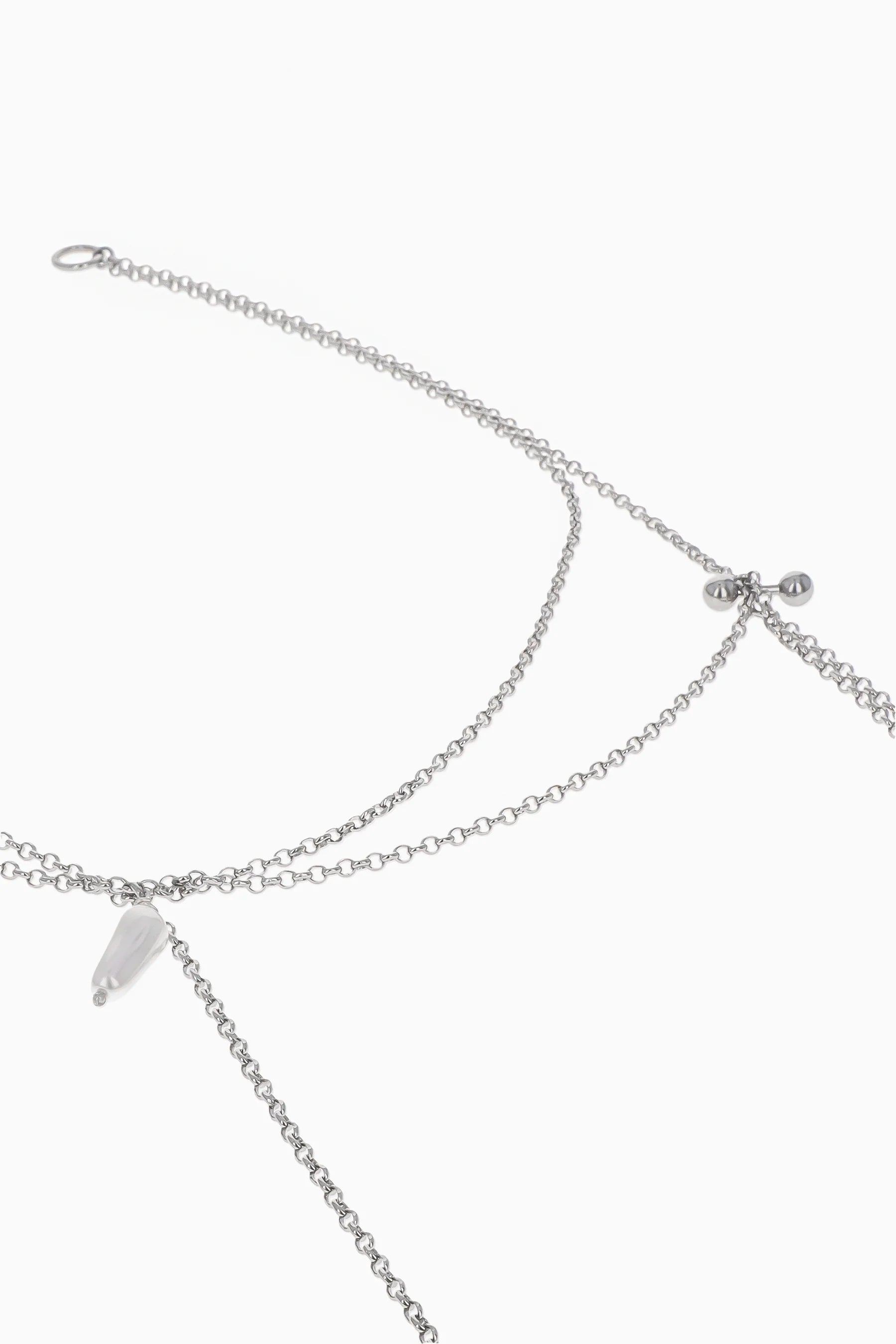 Justine Clenquet Denise Necklace // Silver