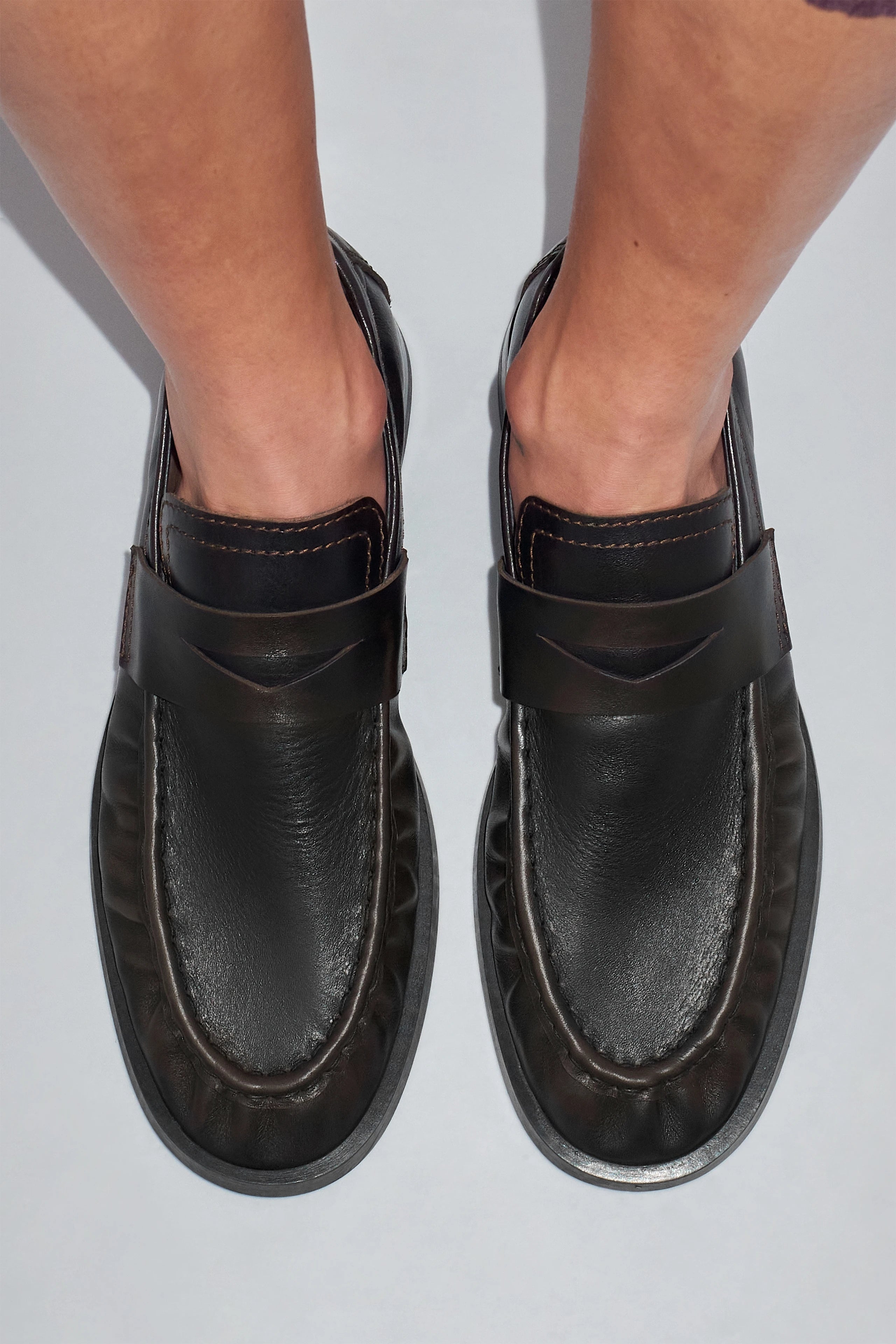 Miista Zita Moccasin Loafers // Brown