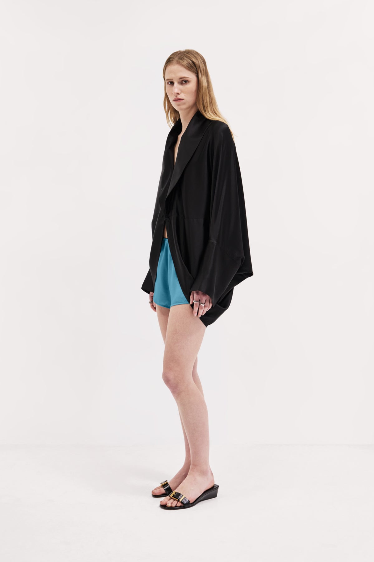 Harris Tapper Cocoon Blouse // Black