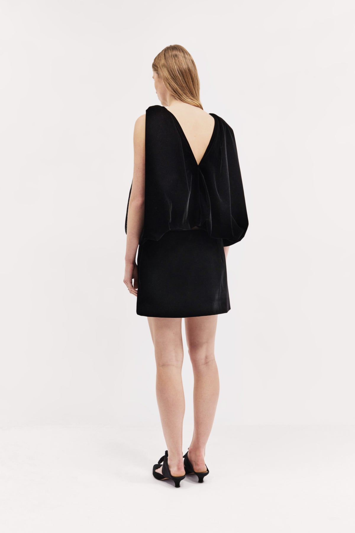 Harris Tapper Coppola Skirt // Black Velvet